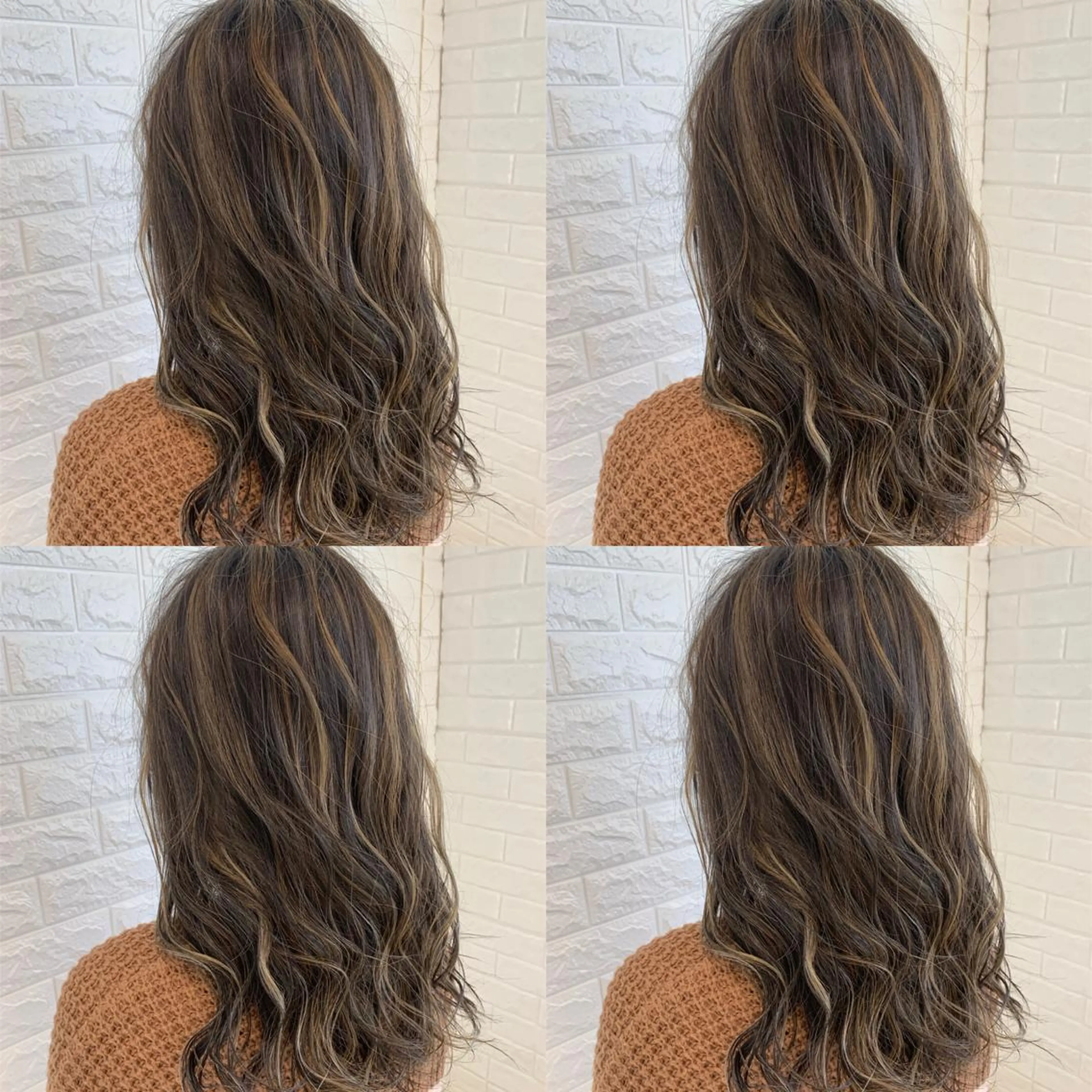 ロング カラー ハイライトカラー ハイライト ヘアカラー ハイトーン/ブリーチ 山崎 悠次のヘアスタイル