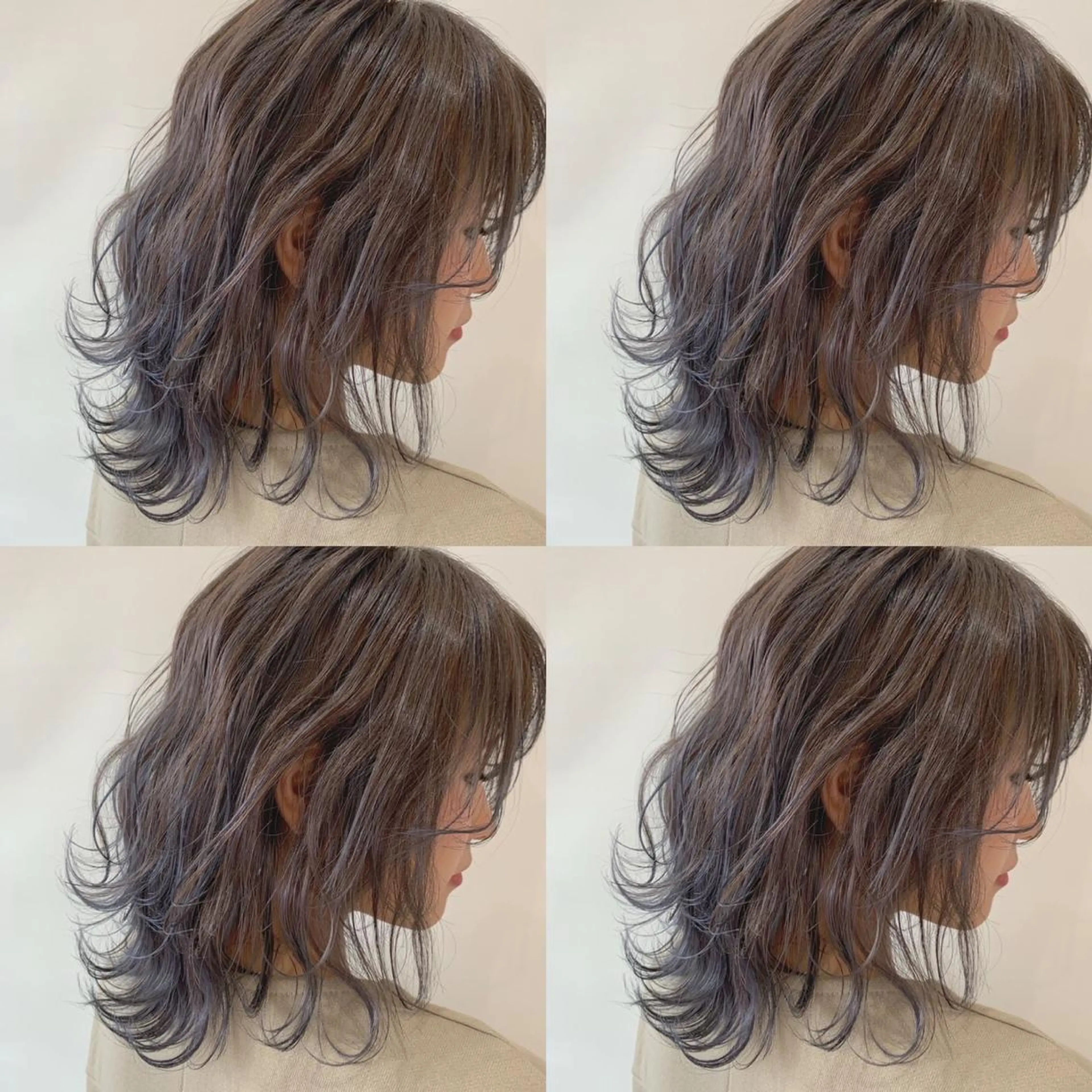 セミロング カラー アブアイ所属・艶髪・酸性ストレート フリツのヘアスタイル