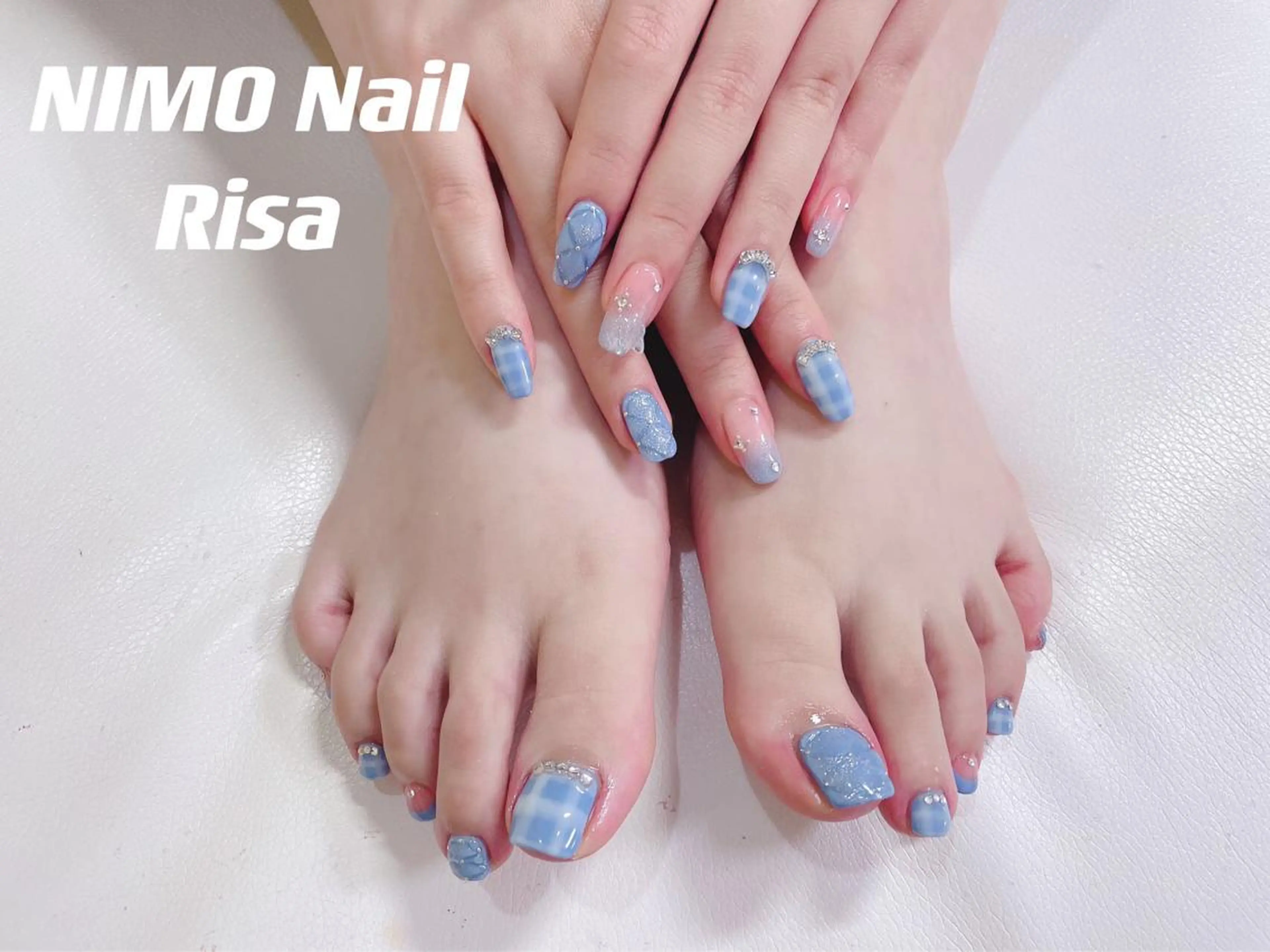 ネイル ハンドネイル フットネイル RI SA☀️ リサのネイルデザイン