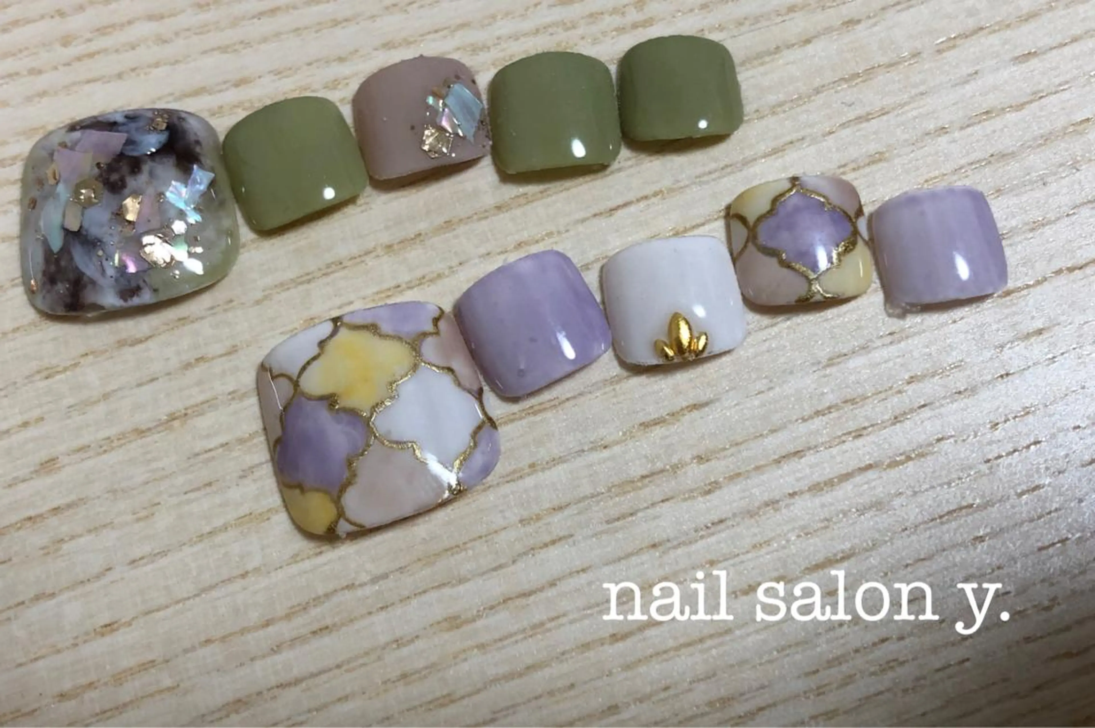 ネイル フットネイル nailsalon y.のネイルデザイン