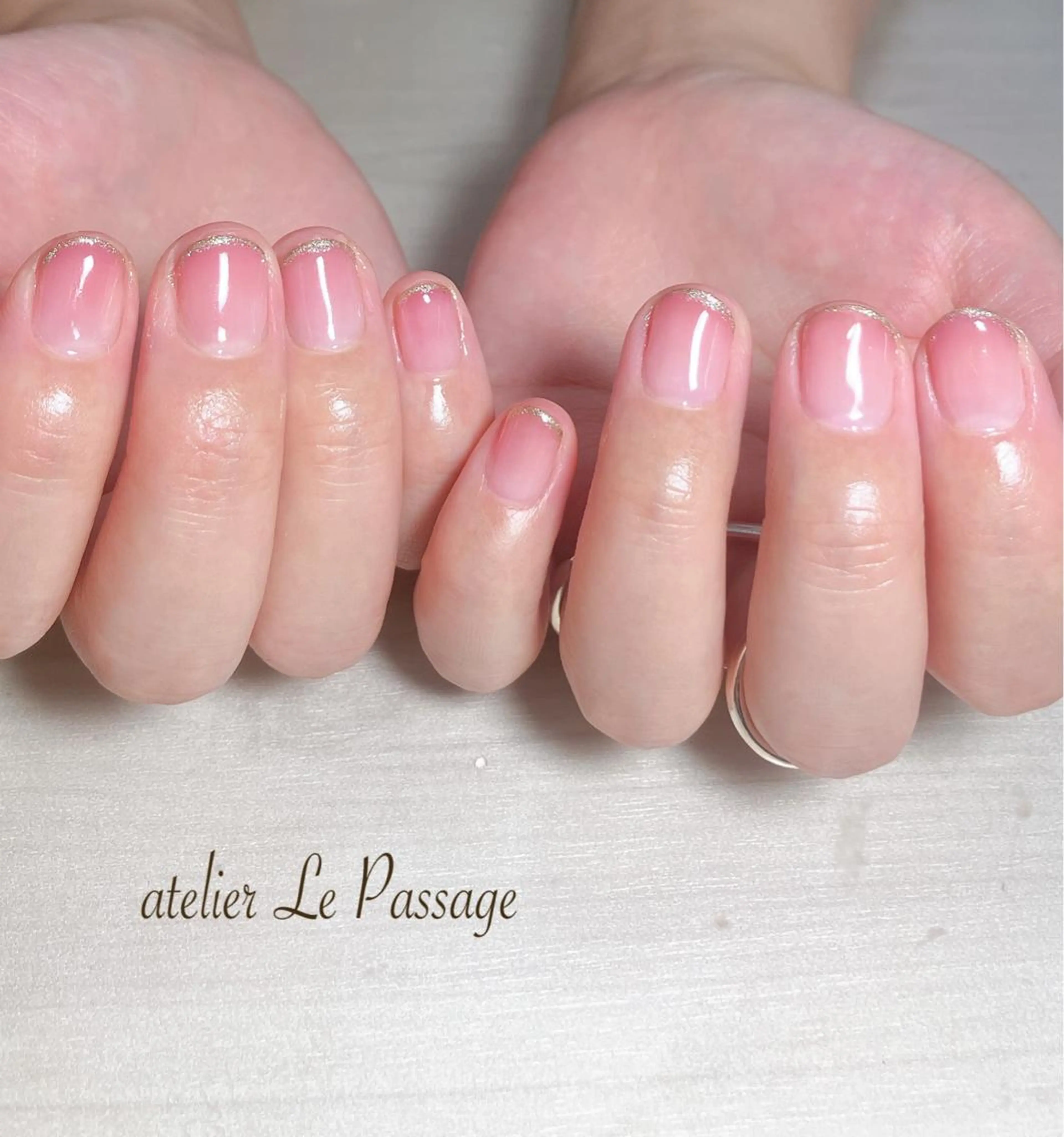 ネイル フレンチネイル ジェルネイル オフィスネイル パラジェル シンプルネイル h nakatsukaのネイルデザイン