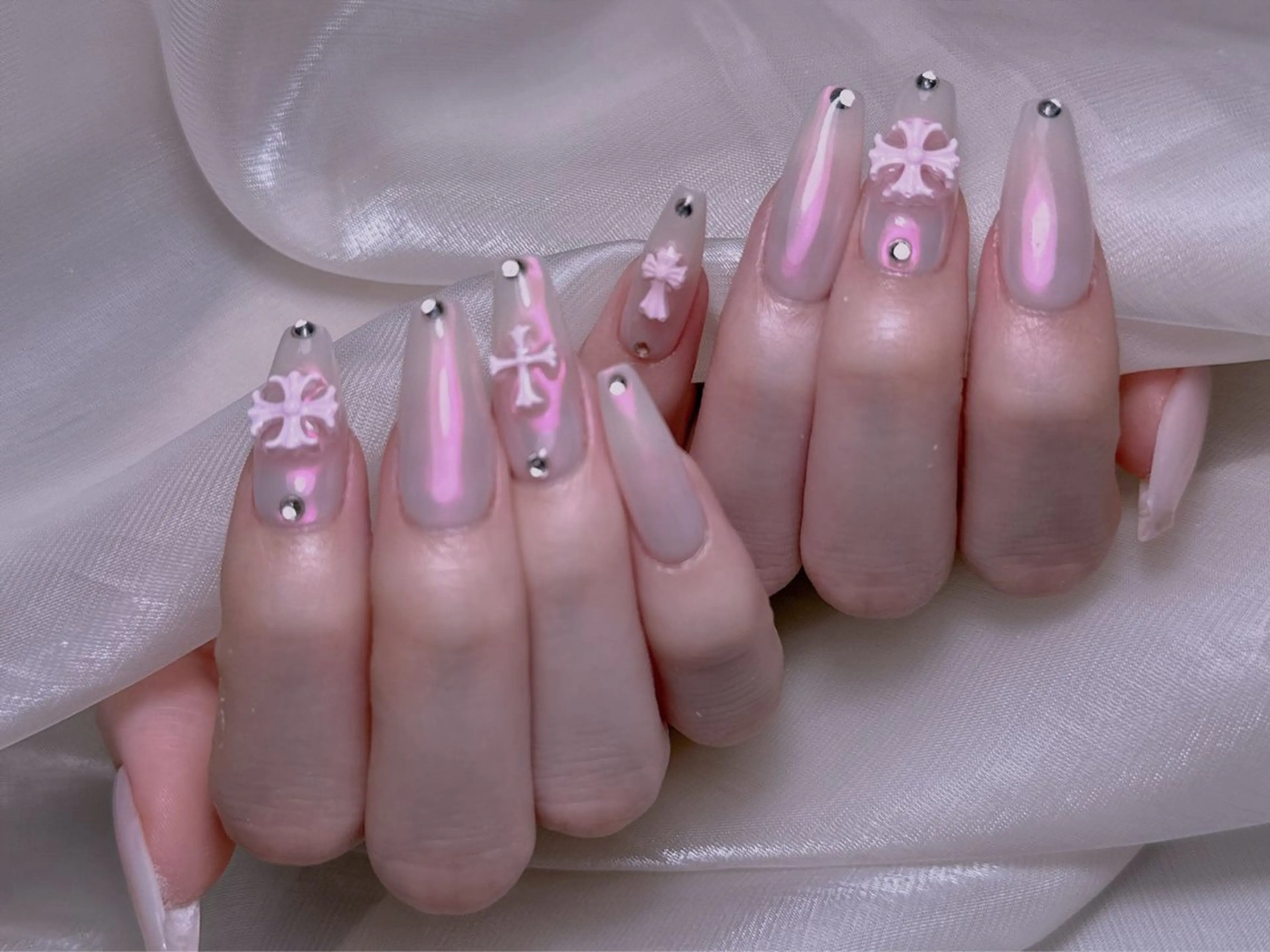 ネイル ハンドネイル 長さだし専門店 M2　rikaのネイルデザイン