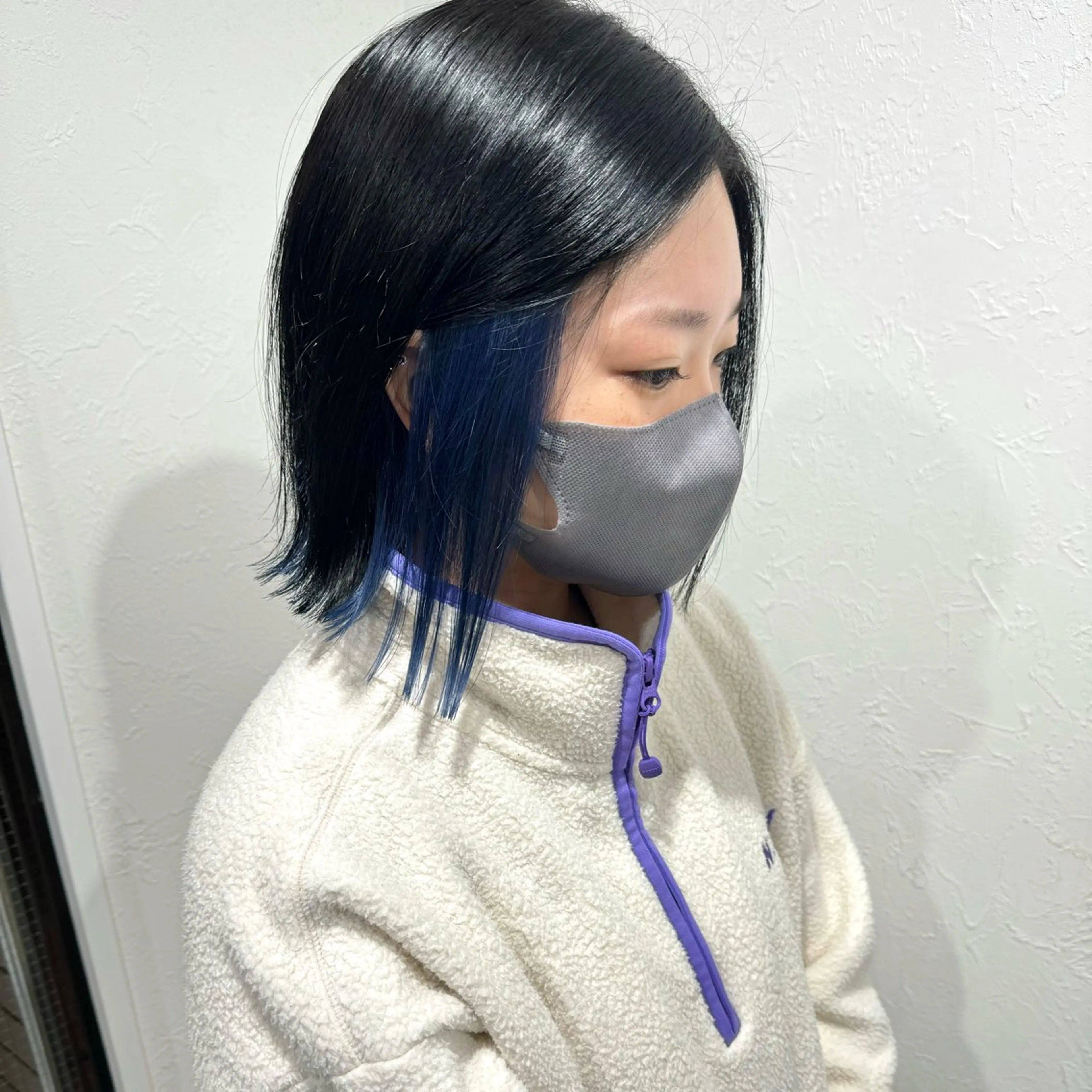 ミディアム カラー ヘアカラー トリートメント shiho .のヘアスタイル