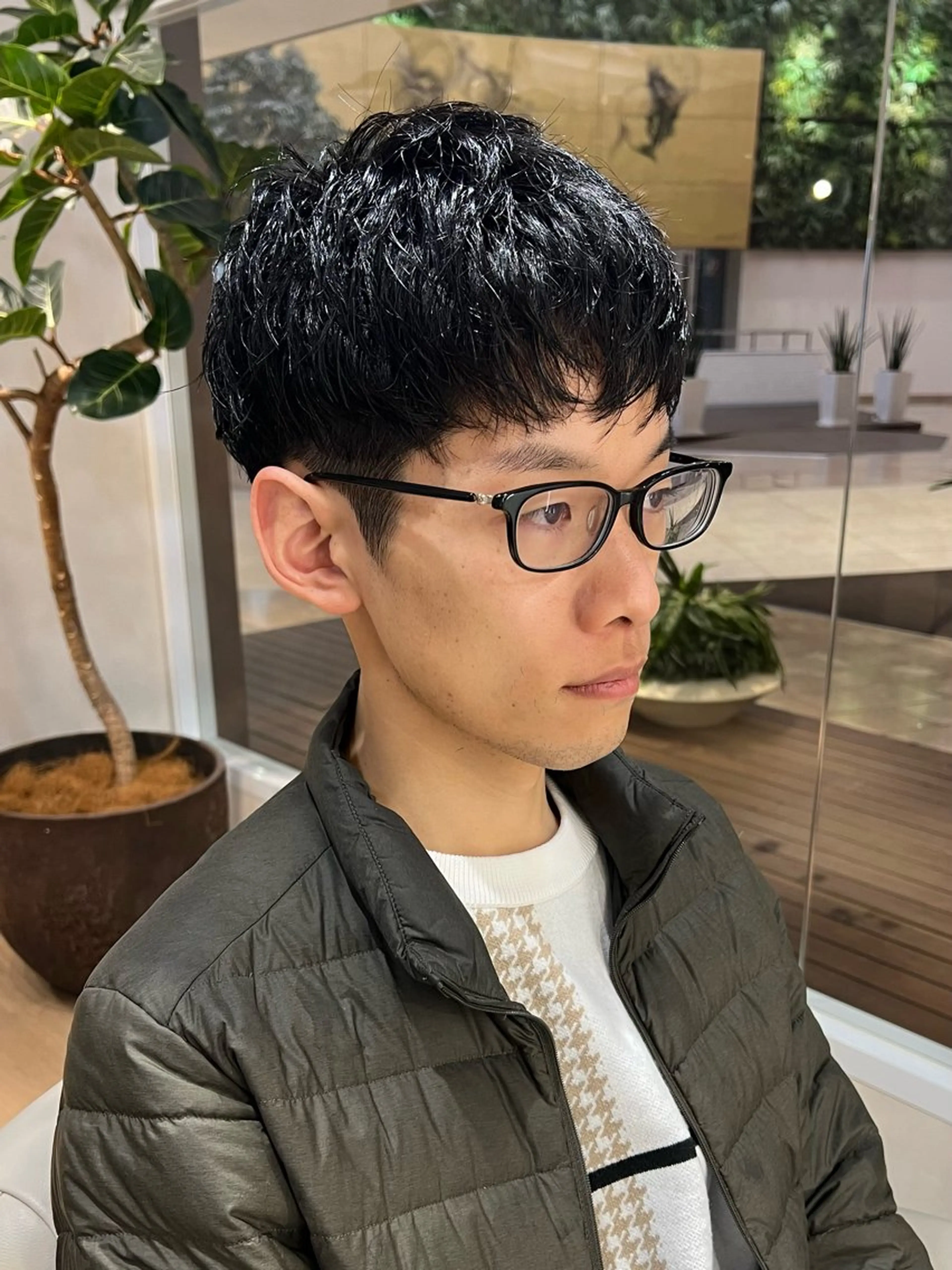 ショート メンズ カット ヘッドスパ 梅田茶屋町メンズ 専門美容師 山元一平のヘアスタイル