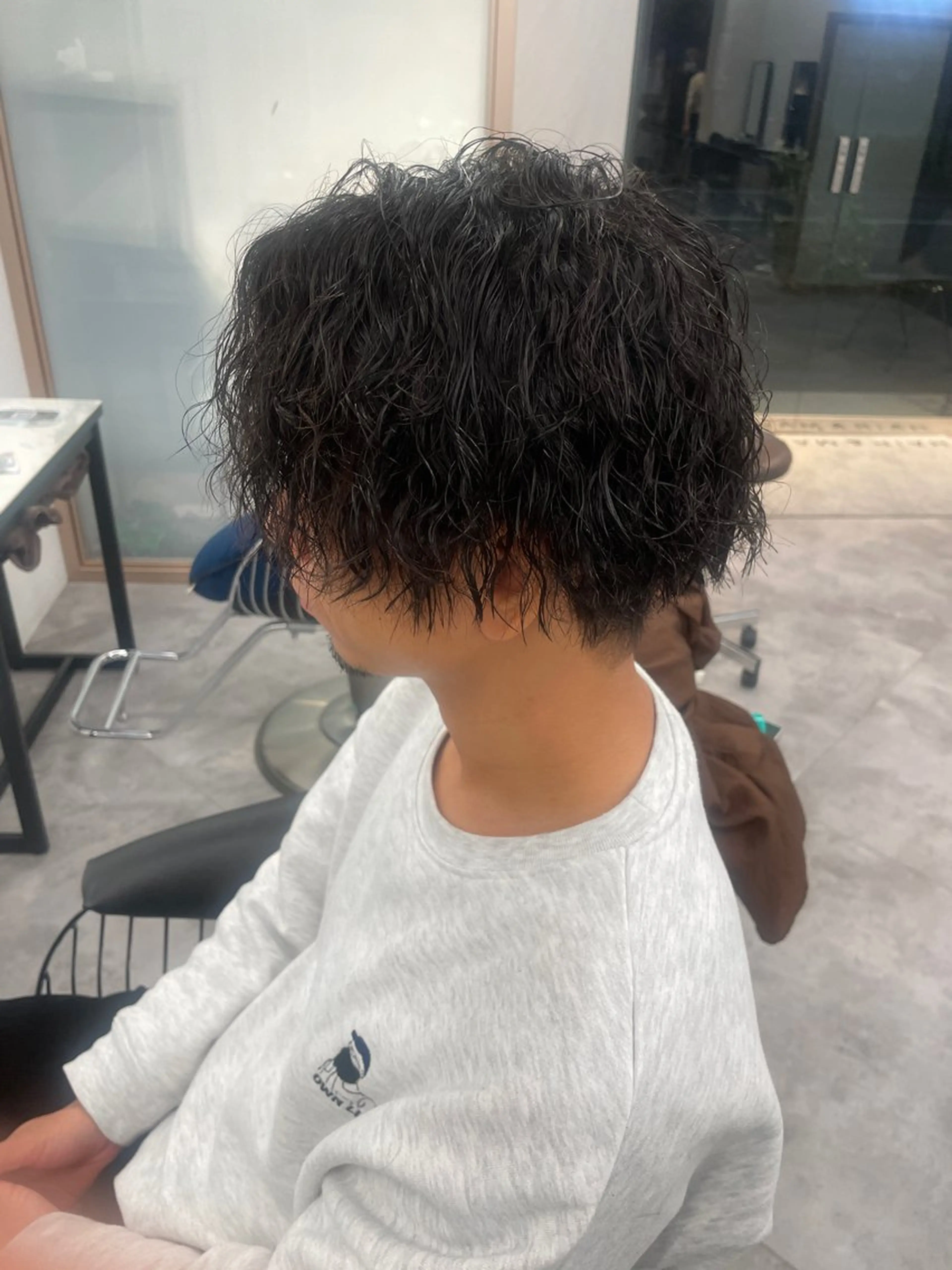 パーマ メンズ カット パーマ トリートメント メンズカット🍏/ メンズパーマ/涼太のヘアスタイル