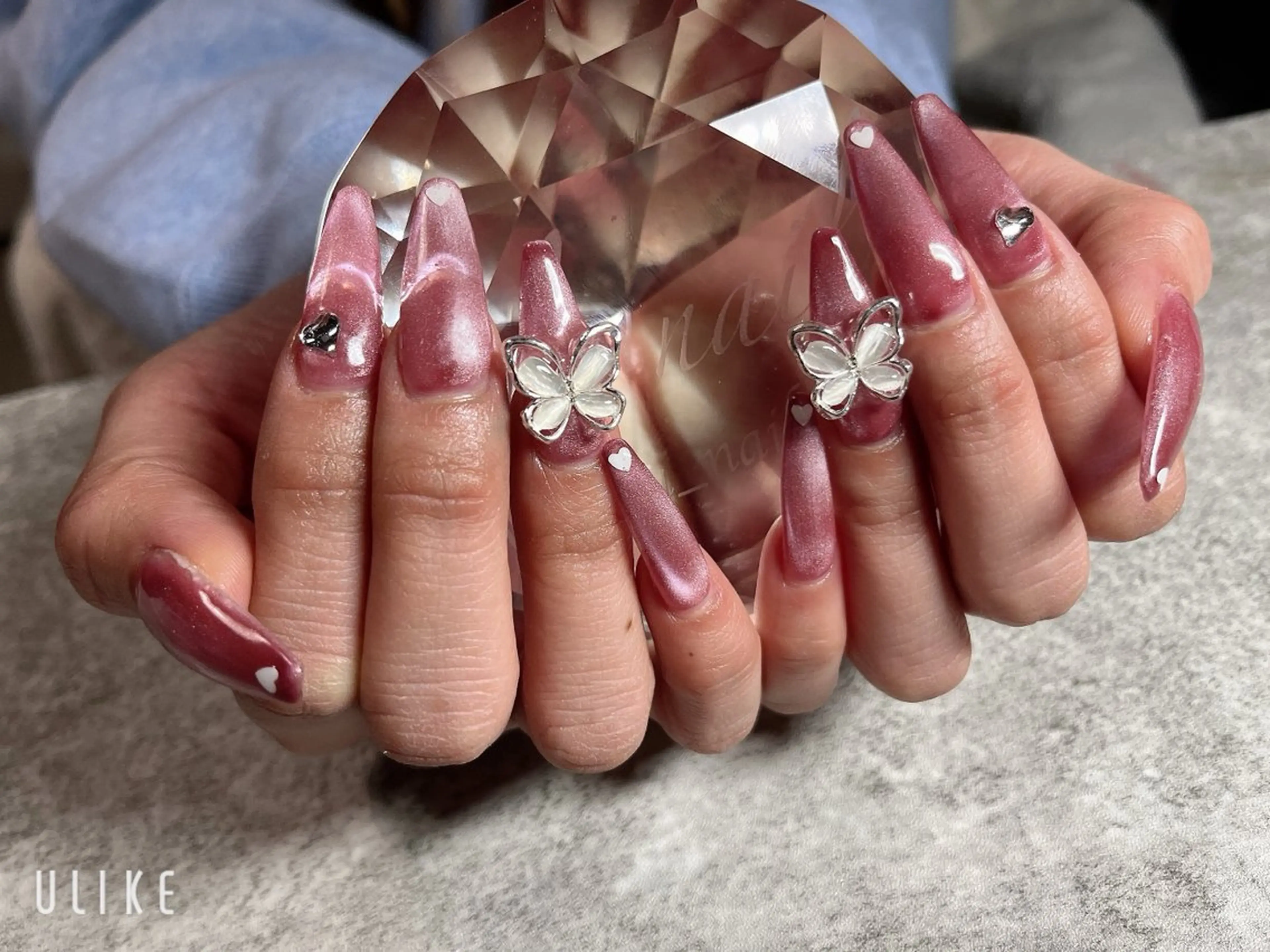 ネイル 長さ出し シンプルネイル ネイルチップ 佐野 愛美のネイルデザイン