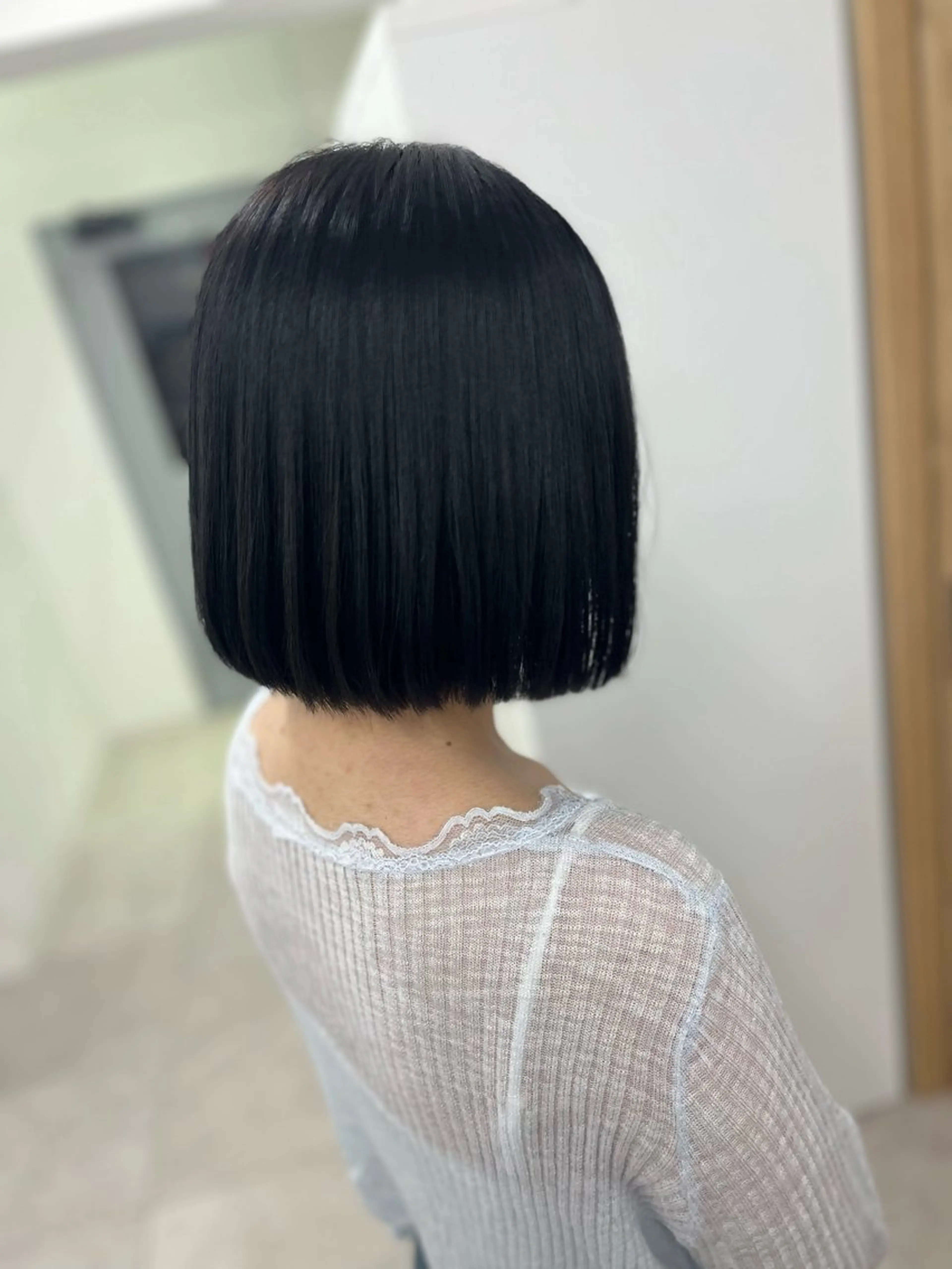 ショート カラー 切りっぱなしボブ ボブ カット ヘアカラー トリートメント 🫧ぷる艶カラー🫧 Yuubi🦩のヘアスタイル