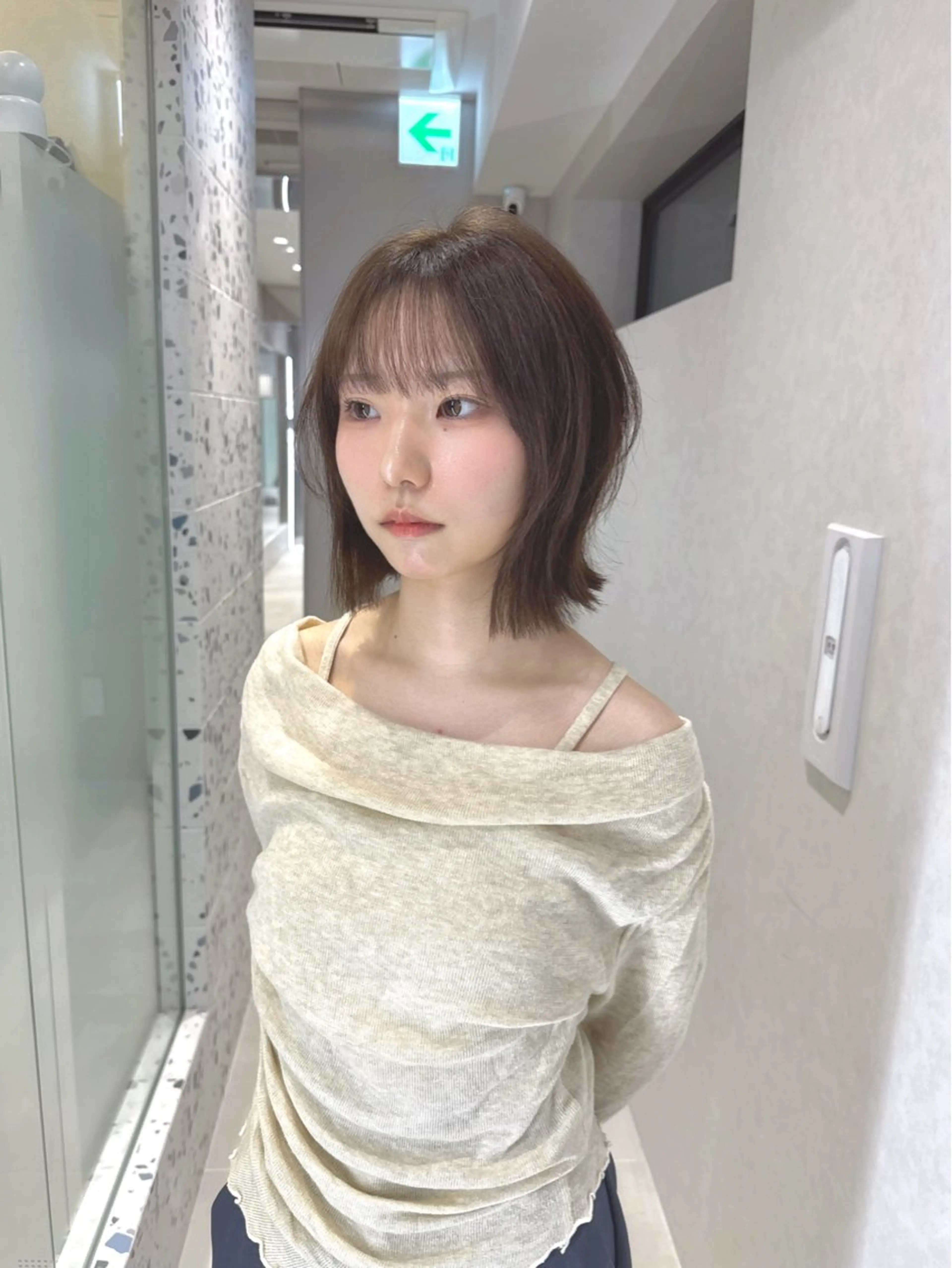 ショート カラー カット ヘアカラー トリートメント 矢野 晃平のヘアスタイル