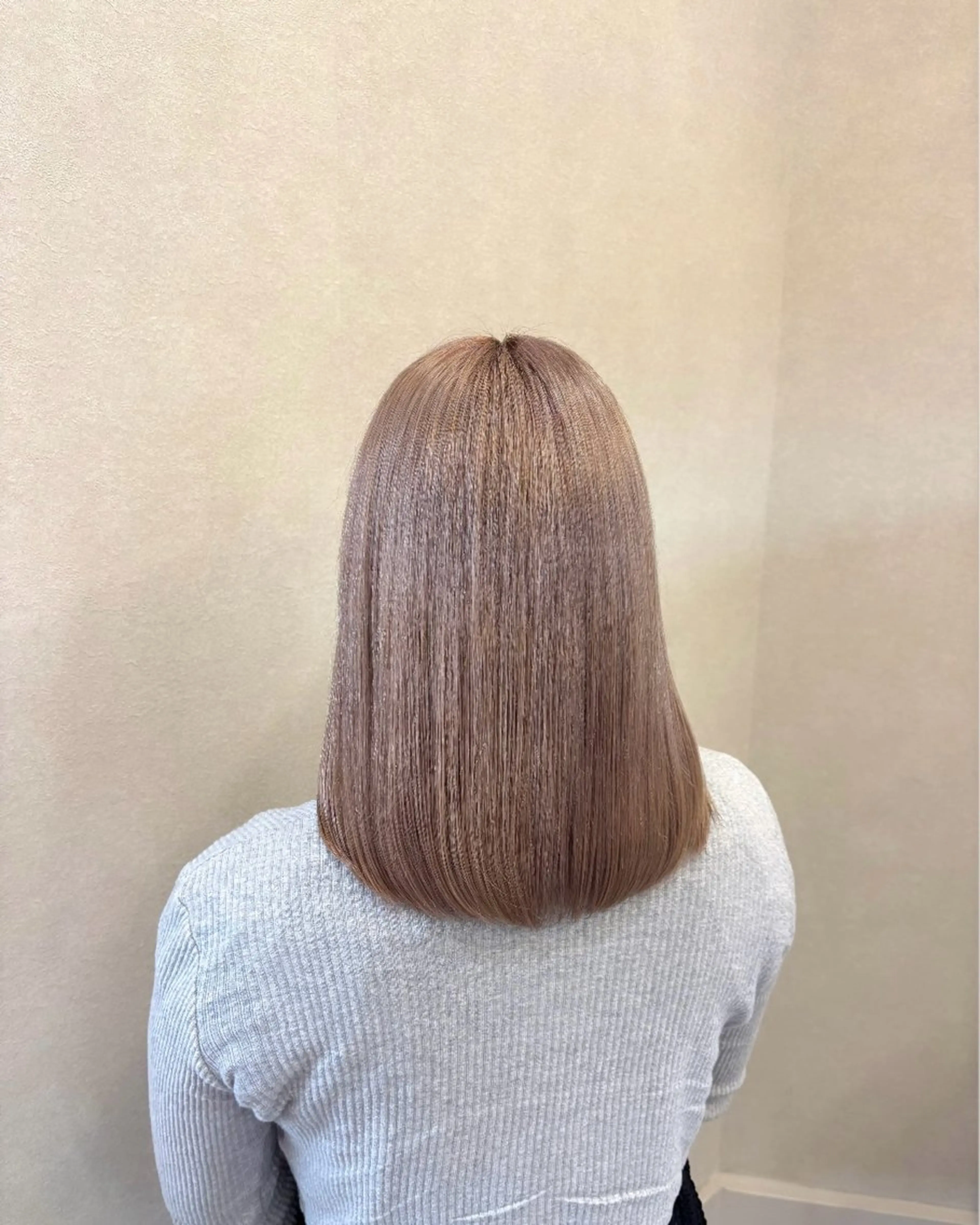 ミディアム ヘアカラー 🎀暖色カラー🎀 airi♡のヘアスタイル