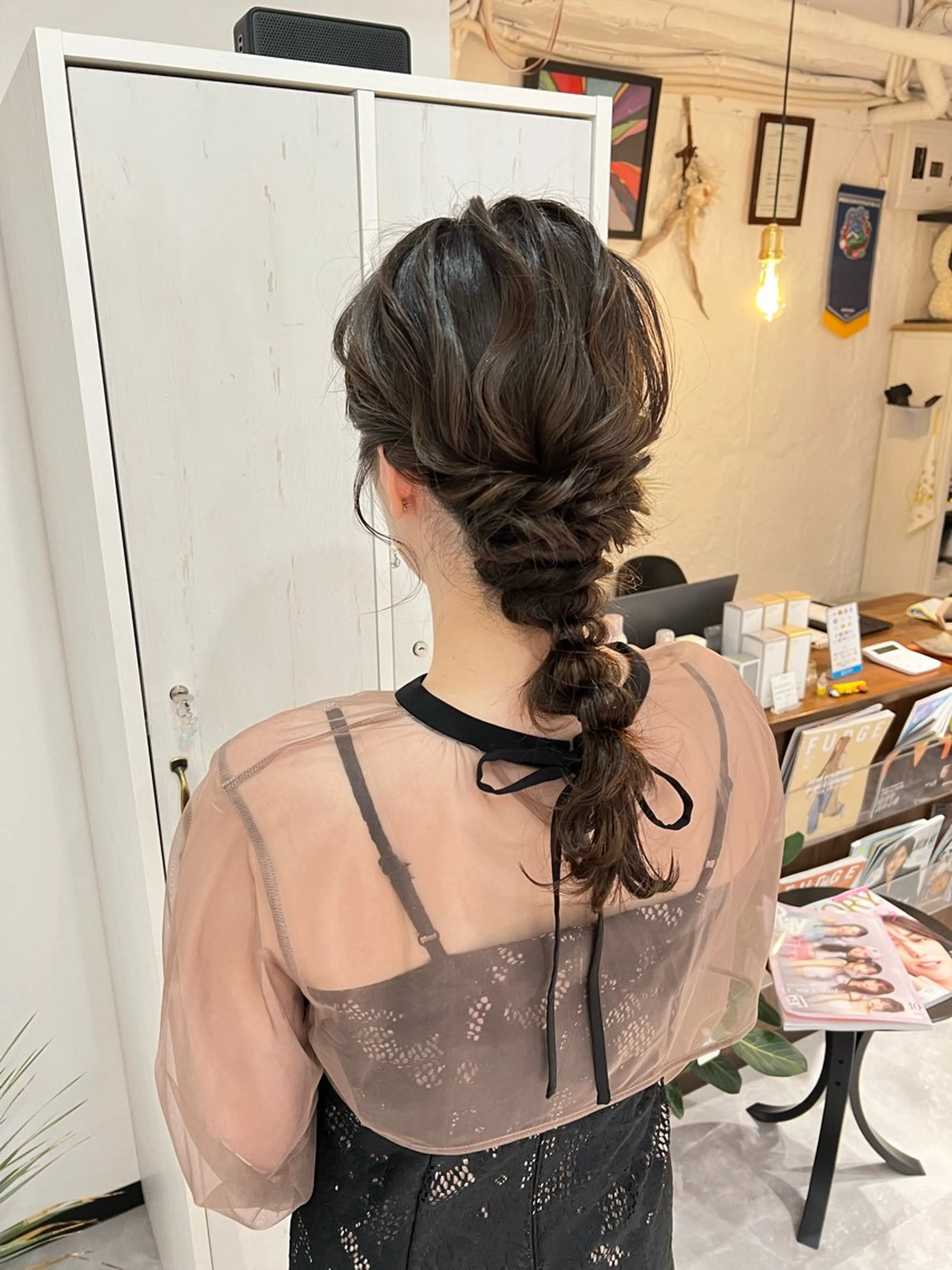 ミディアム カラー ヘアアレンジ 「sumi」 AMIのヘアスタイル