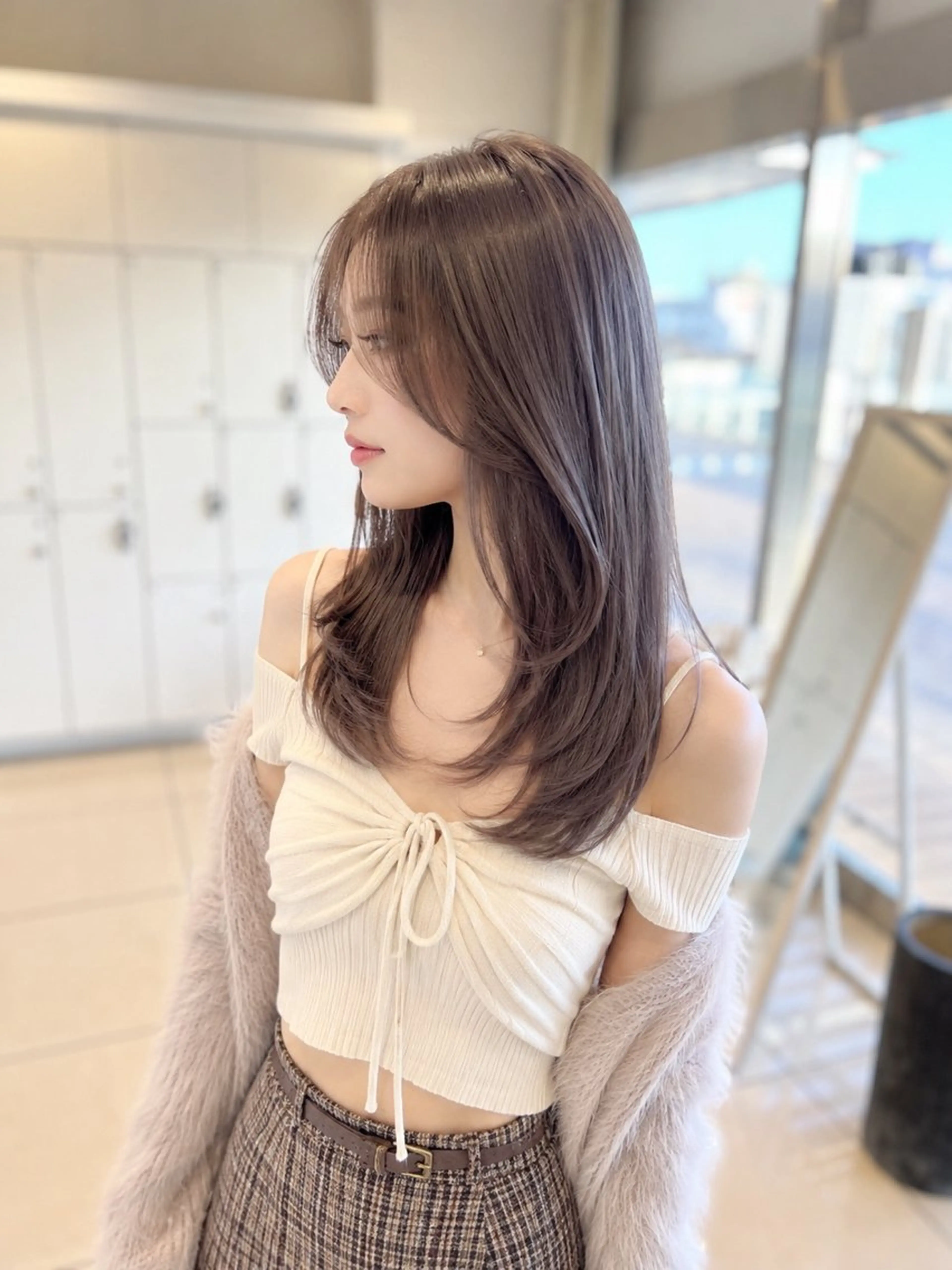 ロング カラー カット ヘアカラー トリートメント 金子 直樹のヘアスタイル