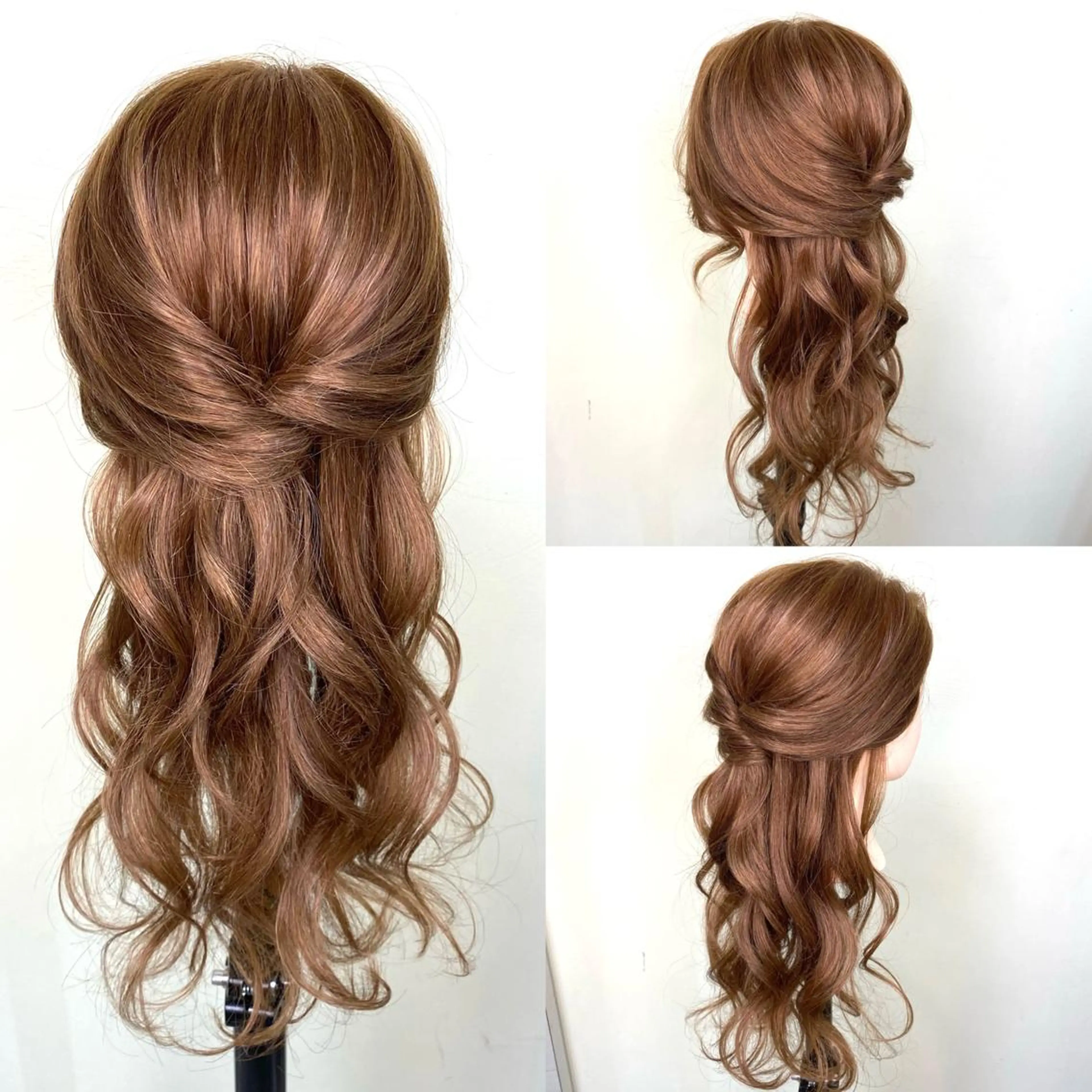 セミロング ヘアアレンジ タニモト ユイのヘアスタイル