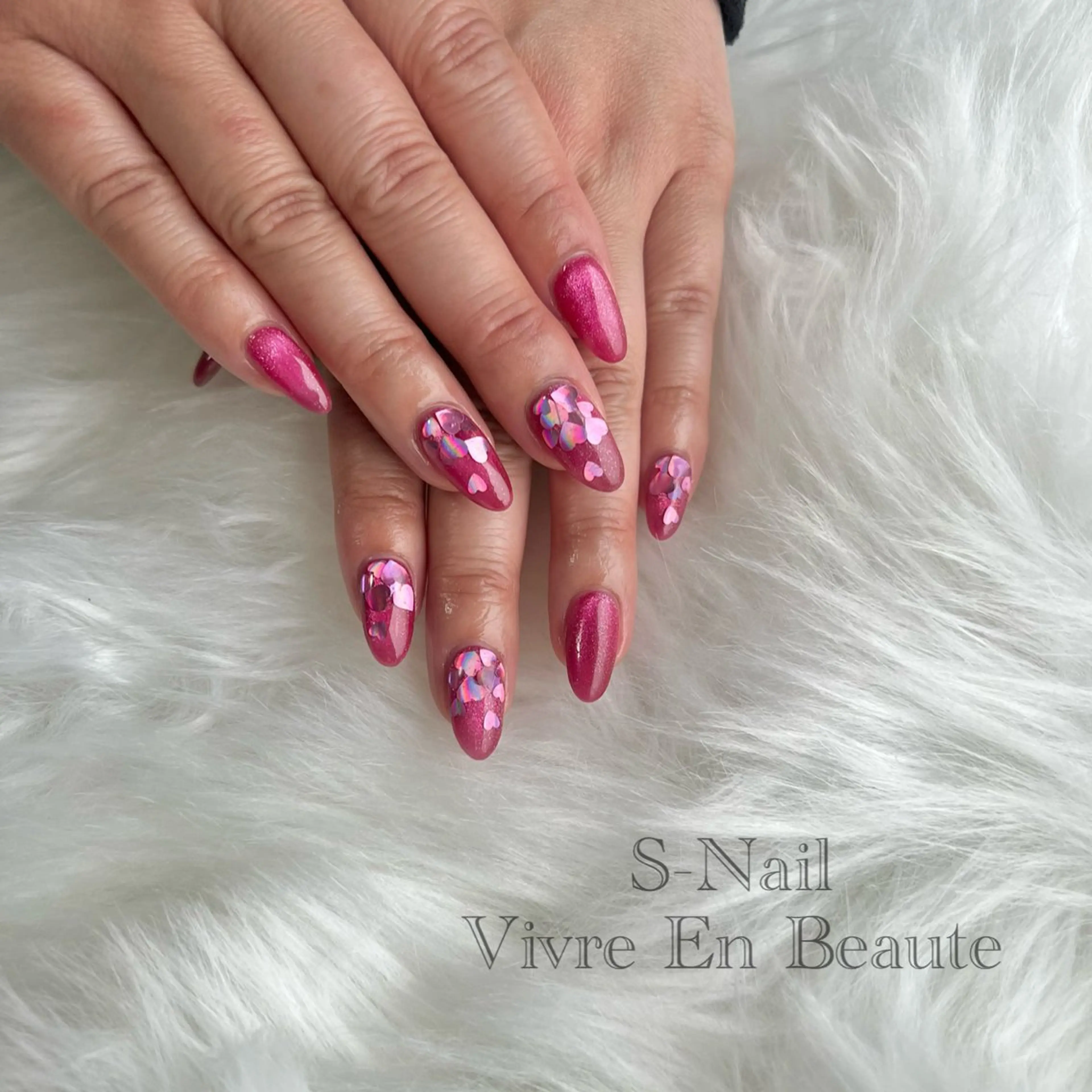 ネイル ハート S Nailのネイルデザイン