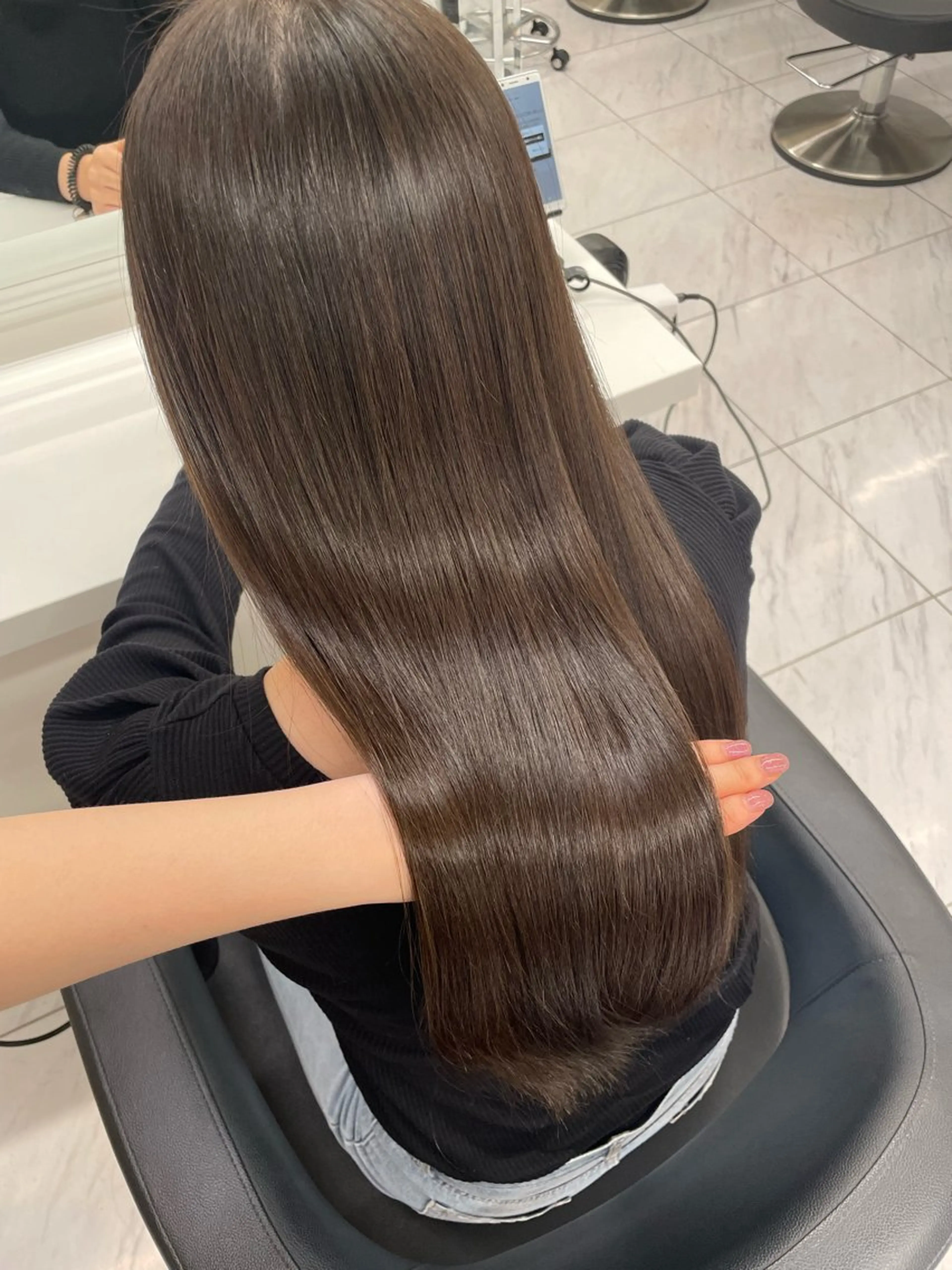 ✨💗艶々水光ヘアにしたい方💗🎀【カット＋カラー＋髪質改善トリートメント】の写真