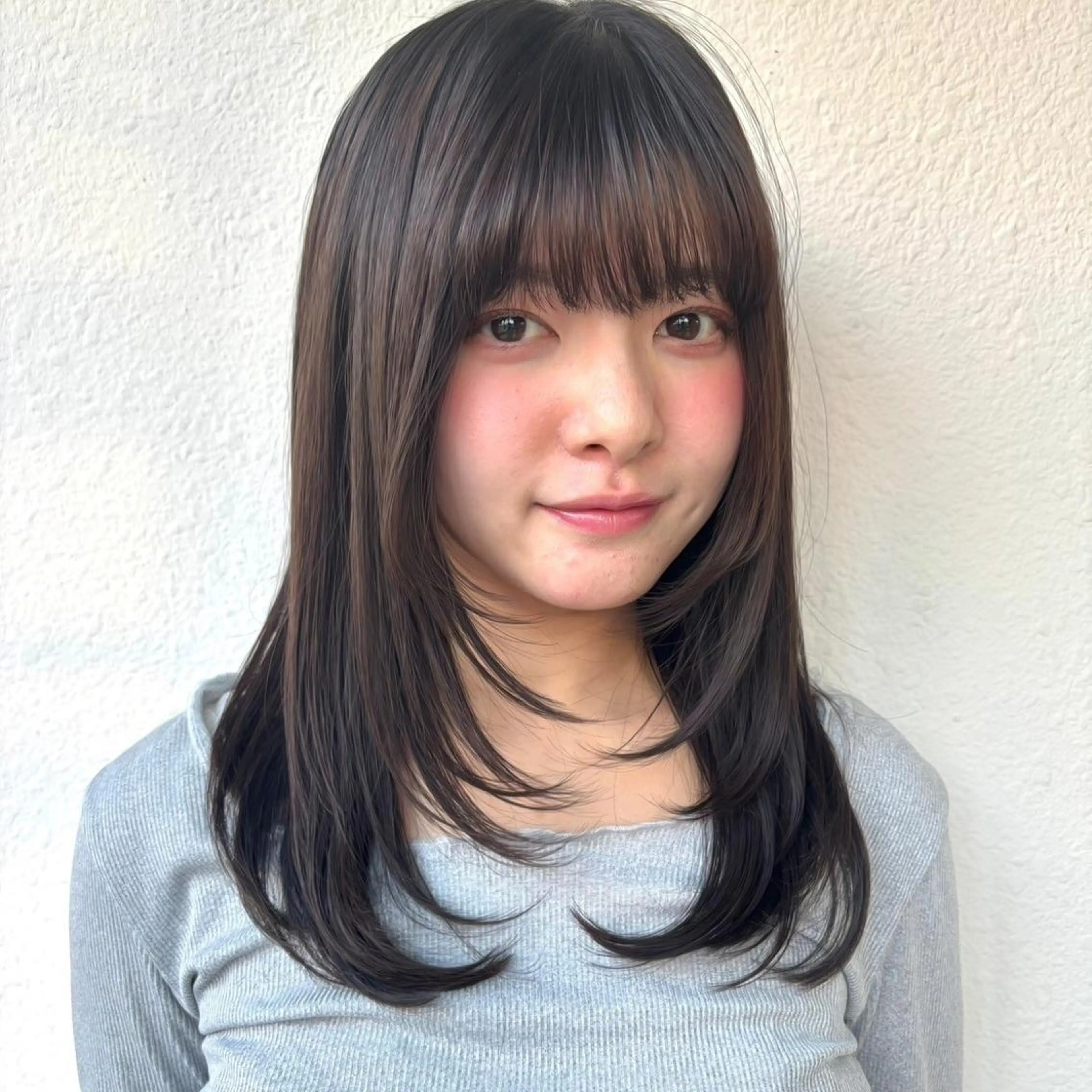 ロング 艶髪ストレート❇️ レイヤー❇️出町光流のヘアスタイル