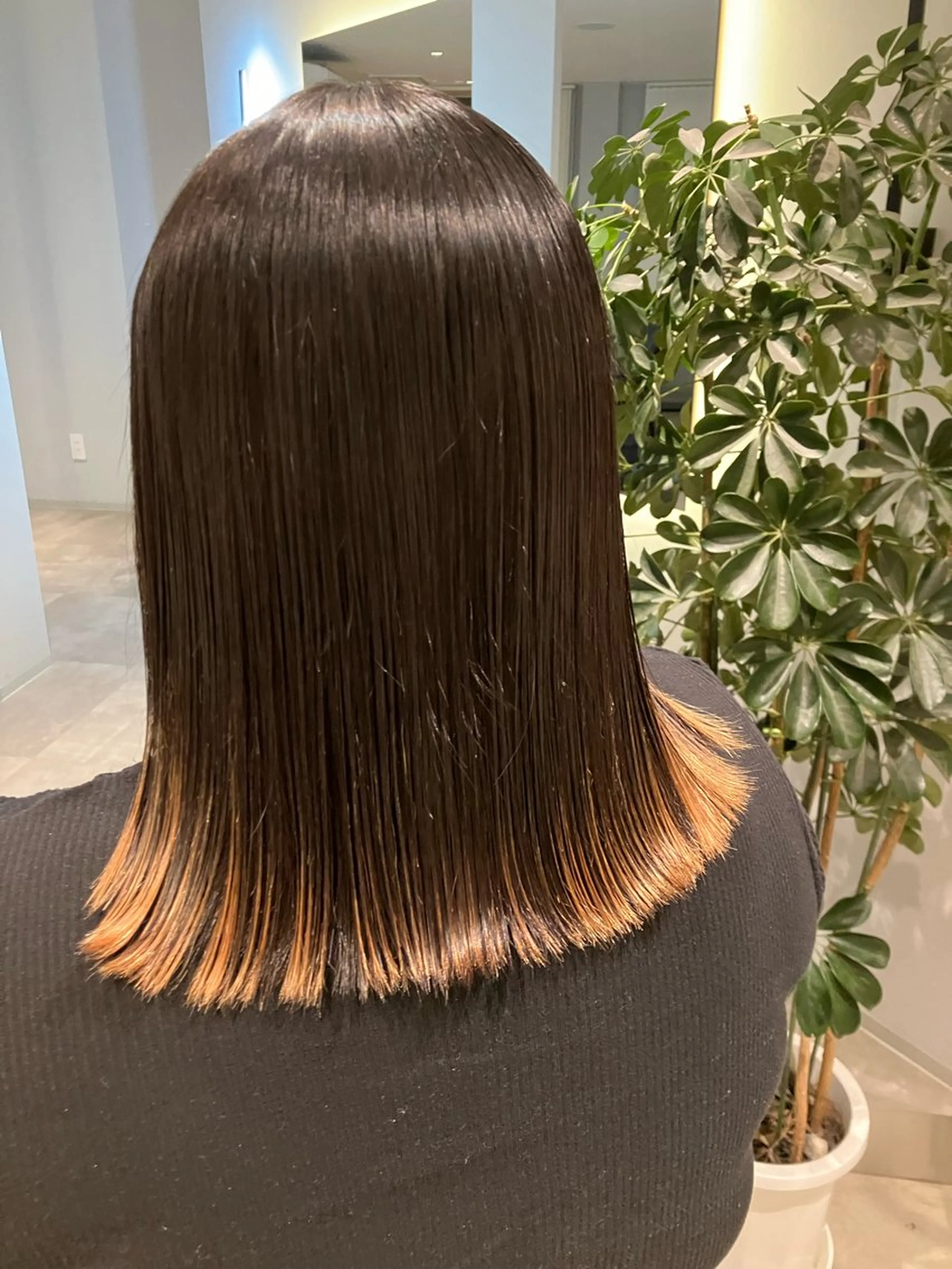 ミディアム 縮毛矯正 トリートメント OCHIAI KEISUKEのヘアスタイル