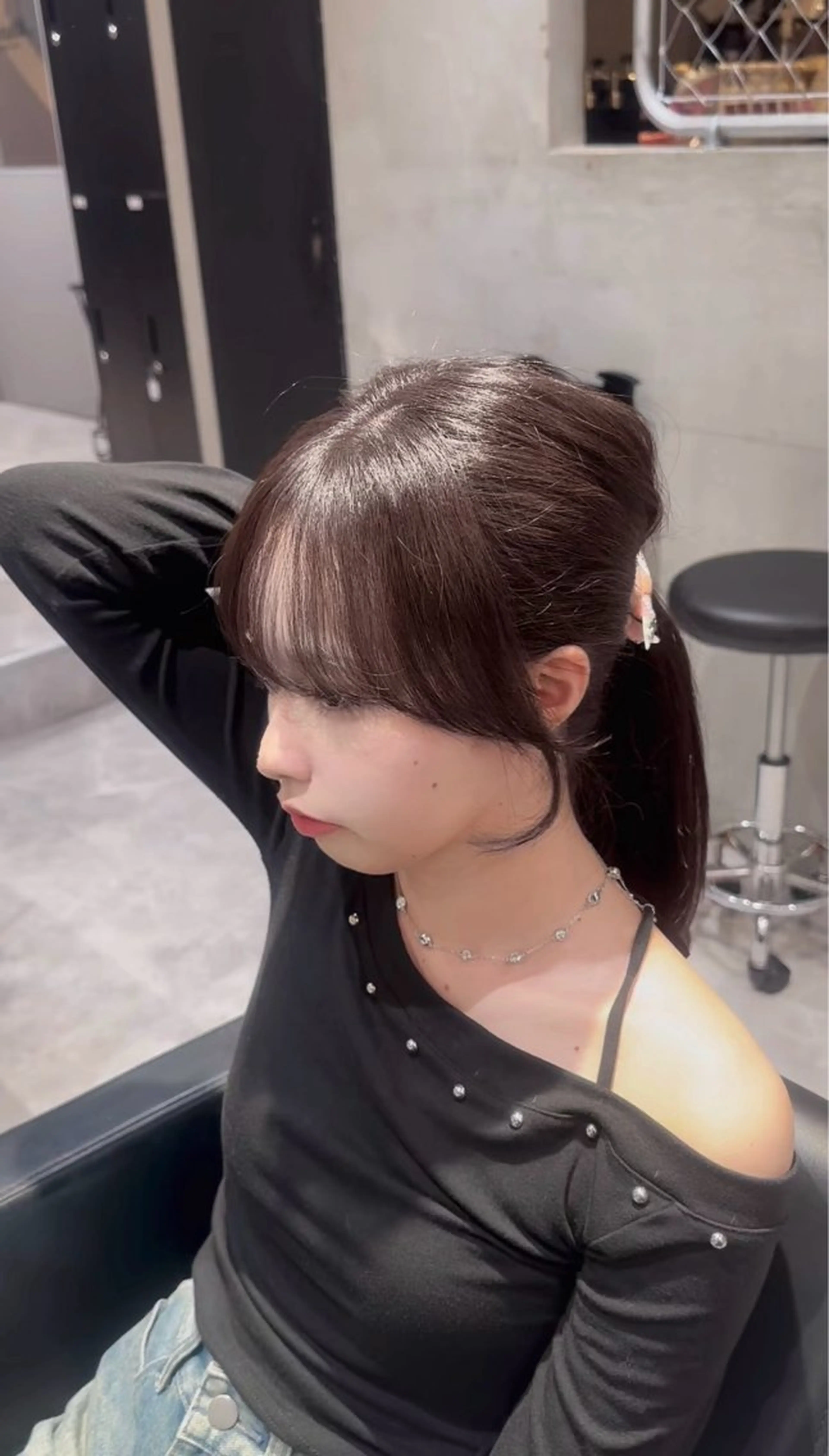 ロング 髪質改善 カット ヘアカラー トリートメント 💎韓国レイヤー ×エクステゆうま💎のヘアスタイル