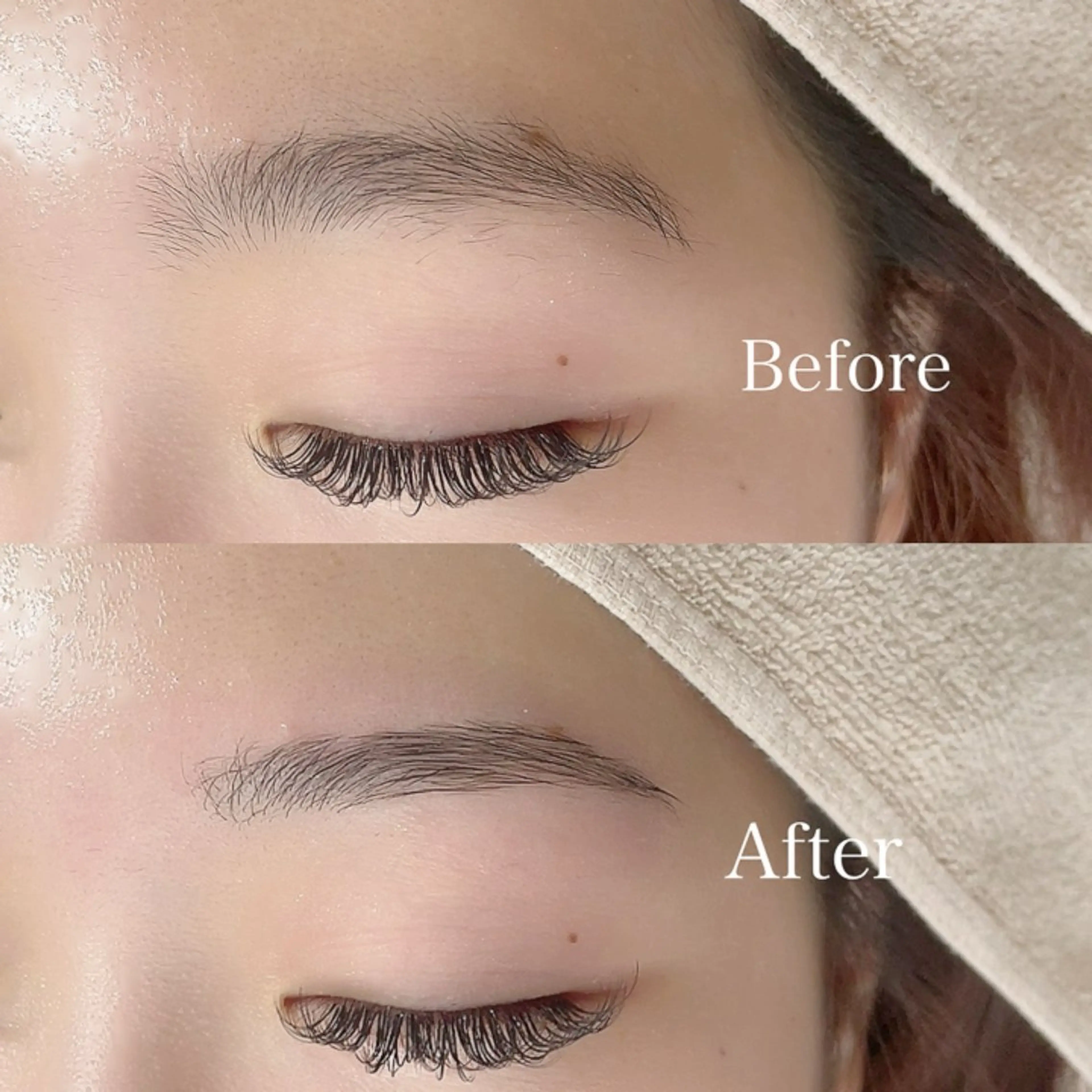 アイブロウ ワックス脱毛 その他(アイブロウ) Zina / Runa🩶のマツエク・マツパデザイン