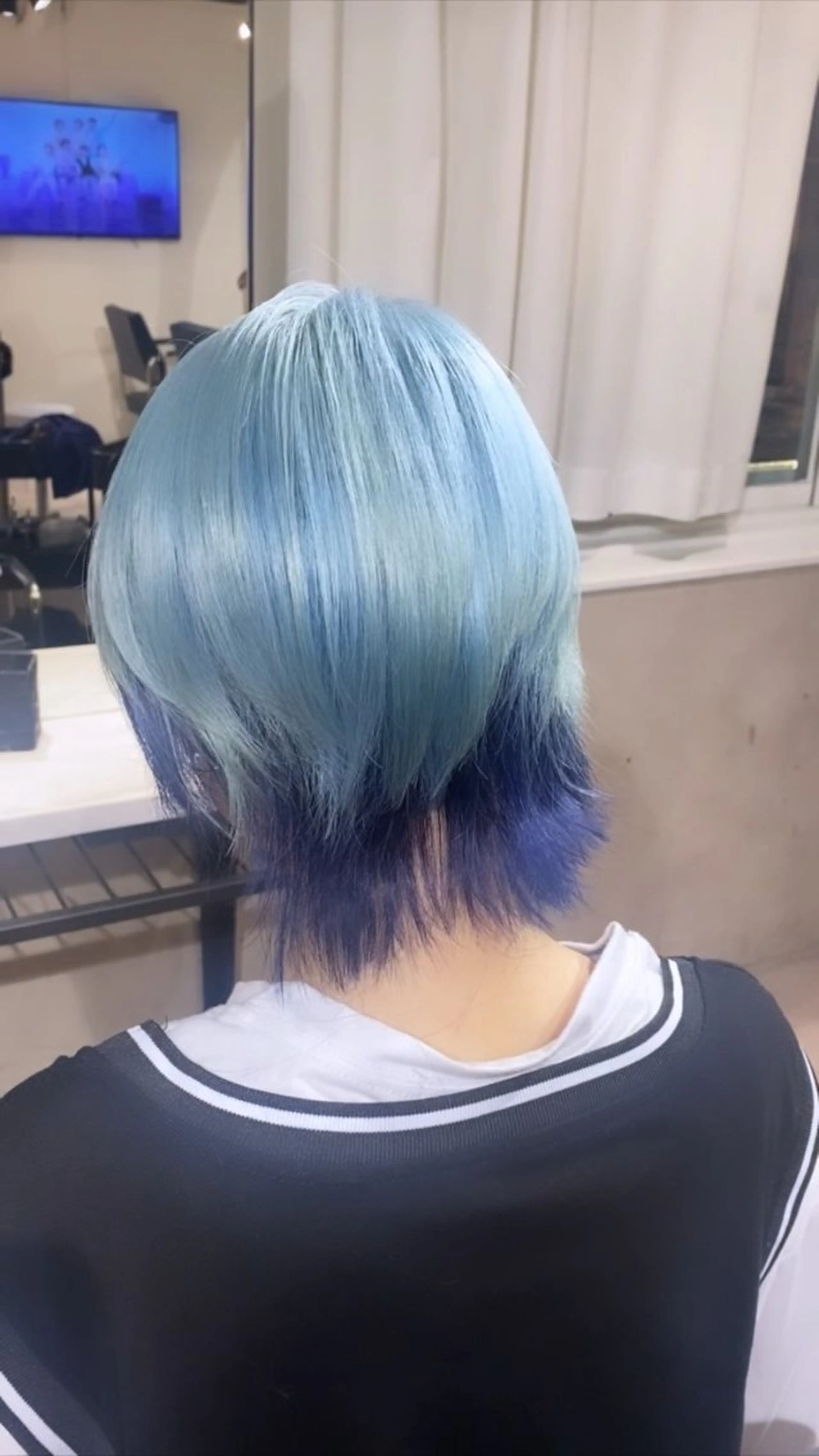 カラー インナーカラー カット ヘアカラー Seleneコウキ ブリーチ/ハイトーンのヘアスタイル