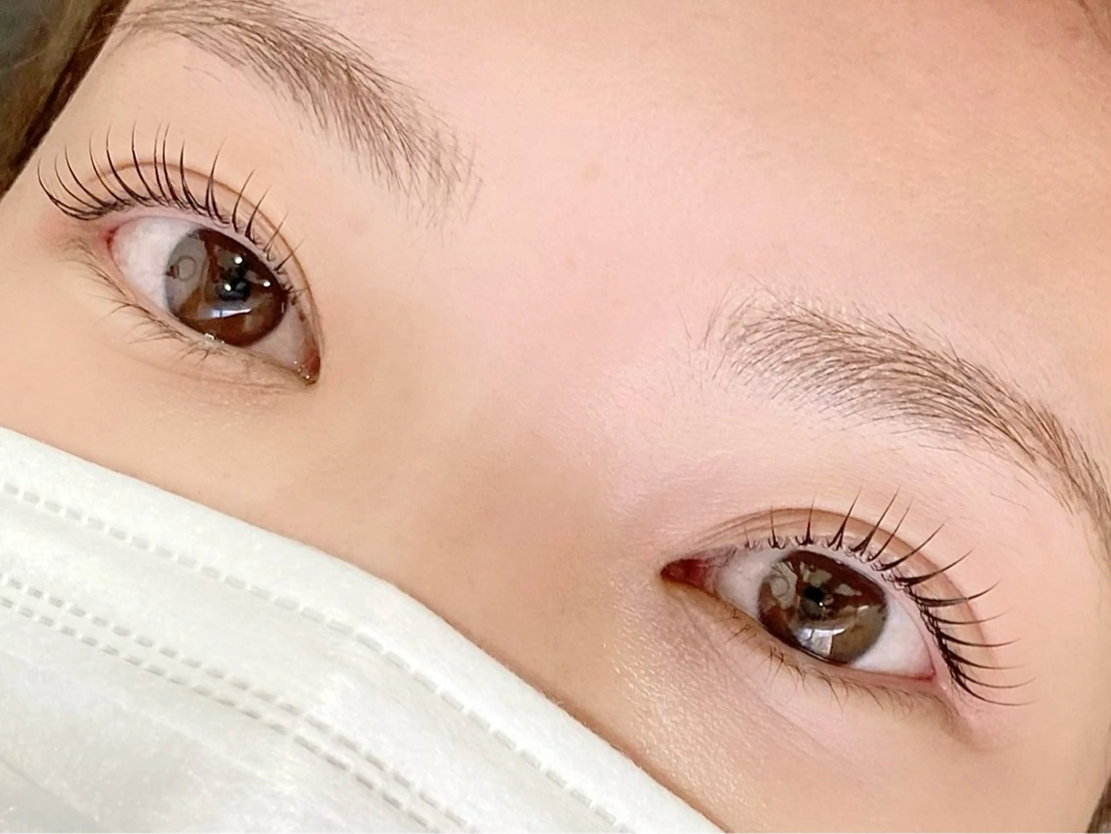 マツエク・マツパ パリジェンヌラッシュリフト 一重×まつ毛パーマ Y.eyelash 赤羽/志茂のマツエク・マツパデザイン