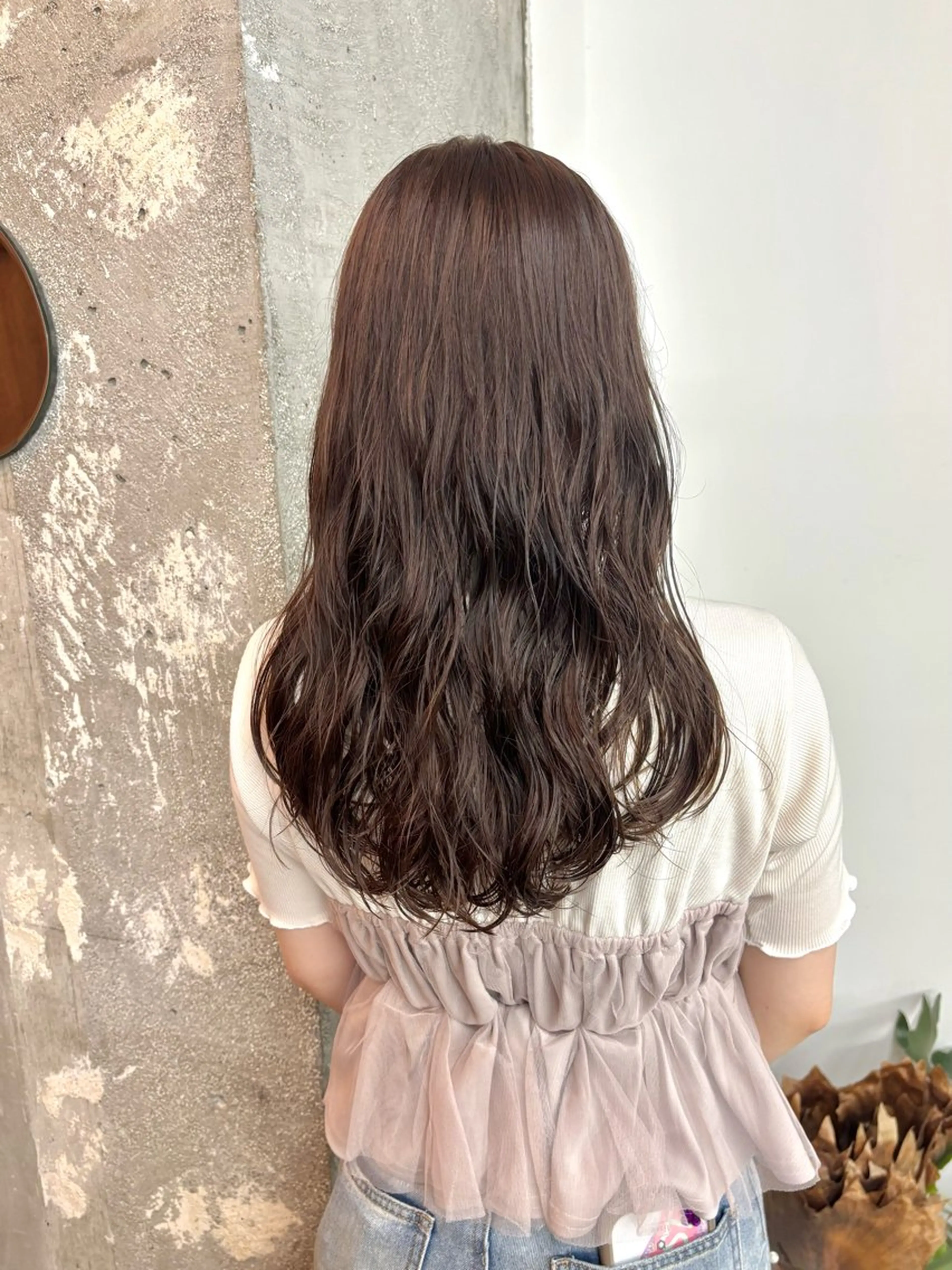 ロング パーマ ロング パーマ/暖色/ボブ イワタテ🇰🇷のヘアスタイル