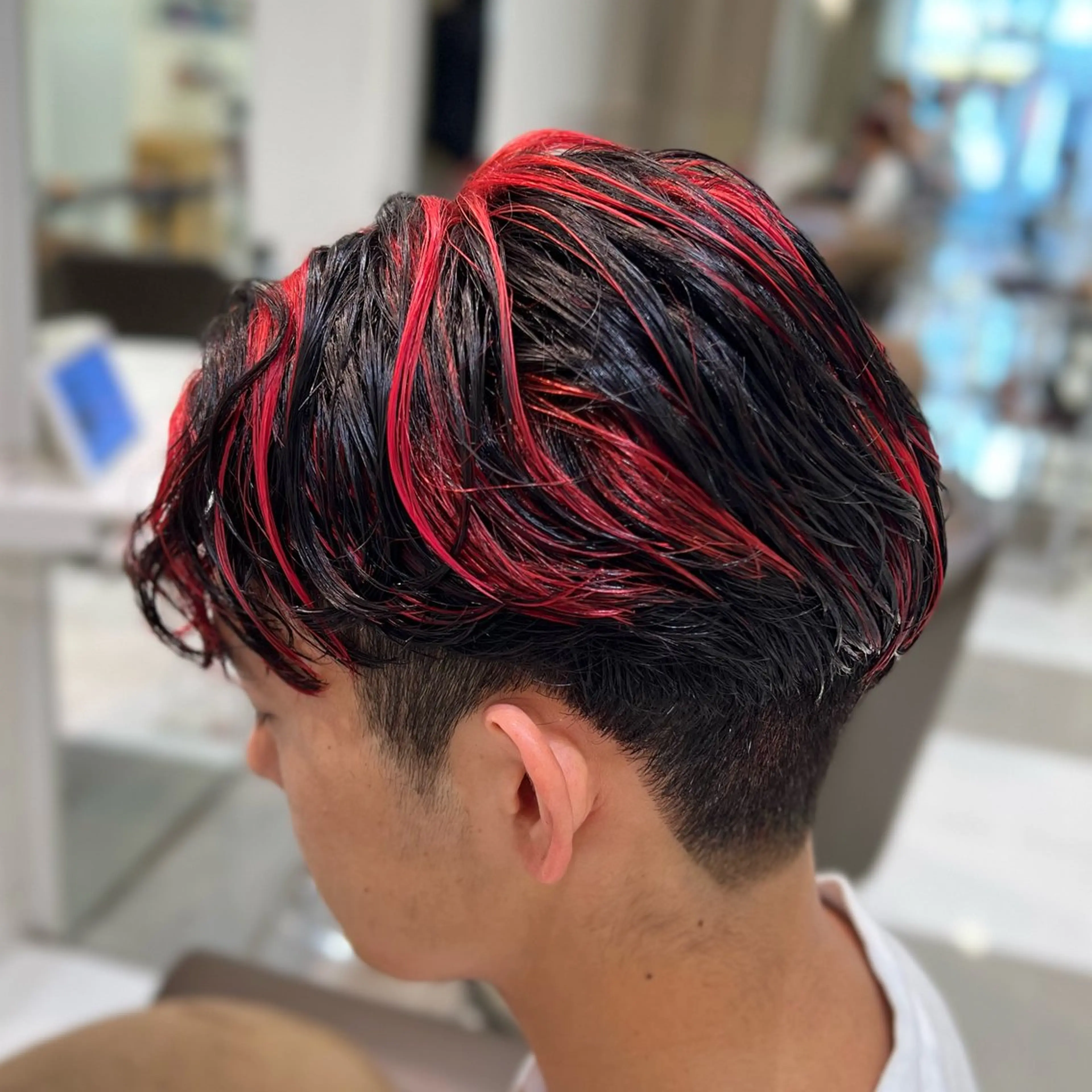 カラー メンズ メンズハイライト ハイライトカラー Yuka/Aujua ソムリエ/髪質改善のヘアスタイル