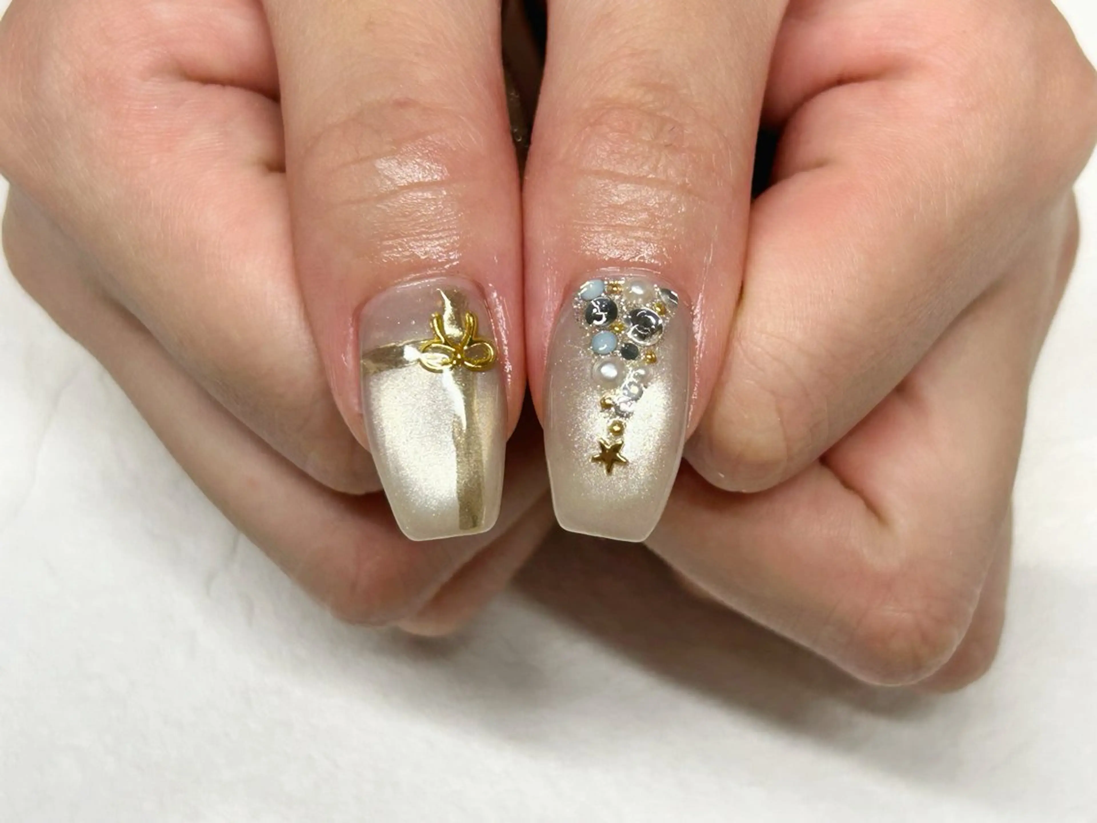 ネイル ハンドネイル 🫧なちゅ盛れ/ ちゅるん/EVA🫧のネイルデザイン