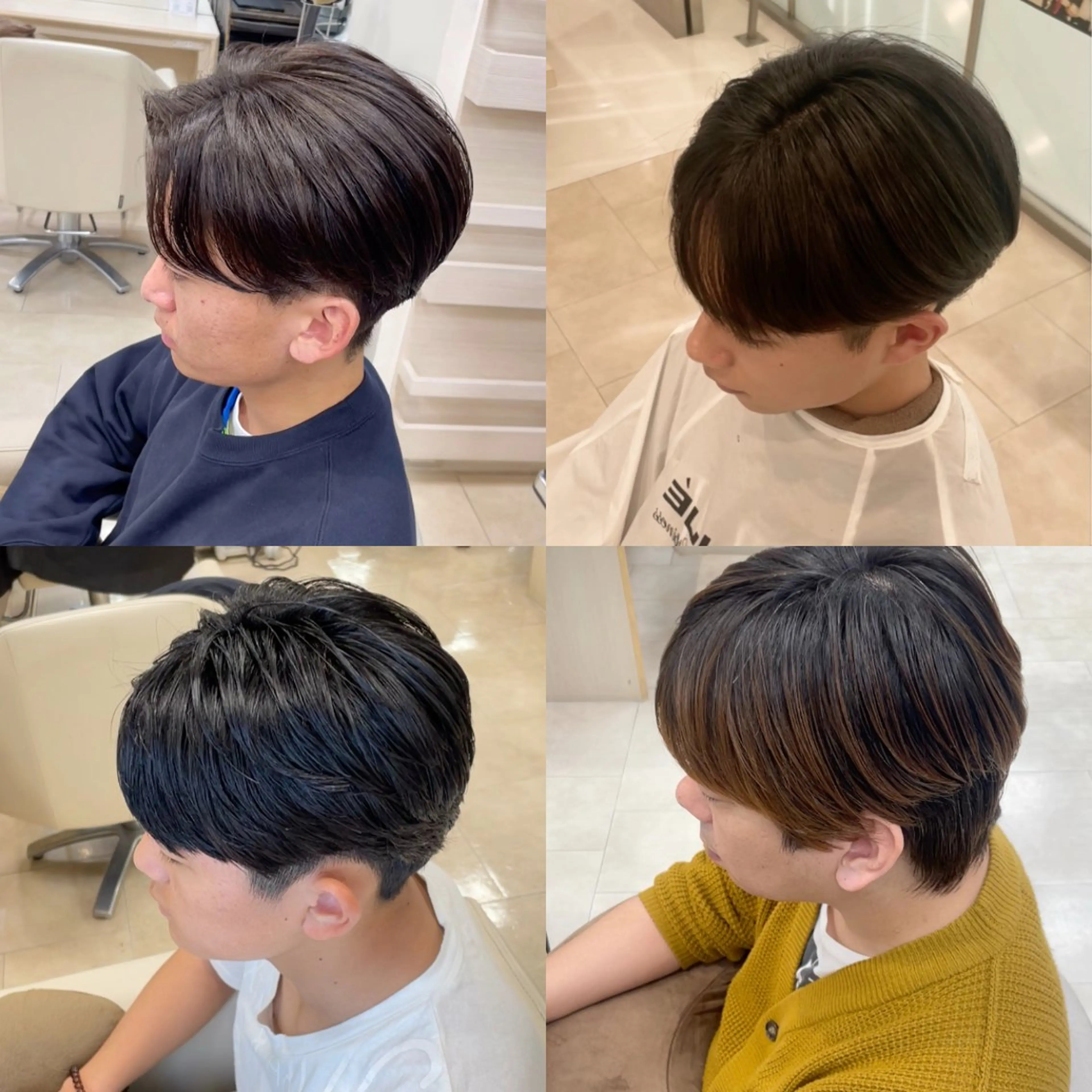 メンズ シャドウパーマ／骨格 矯正カット　トモキのヘアスタイル