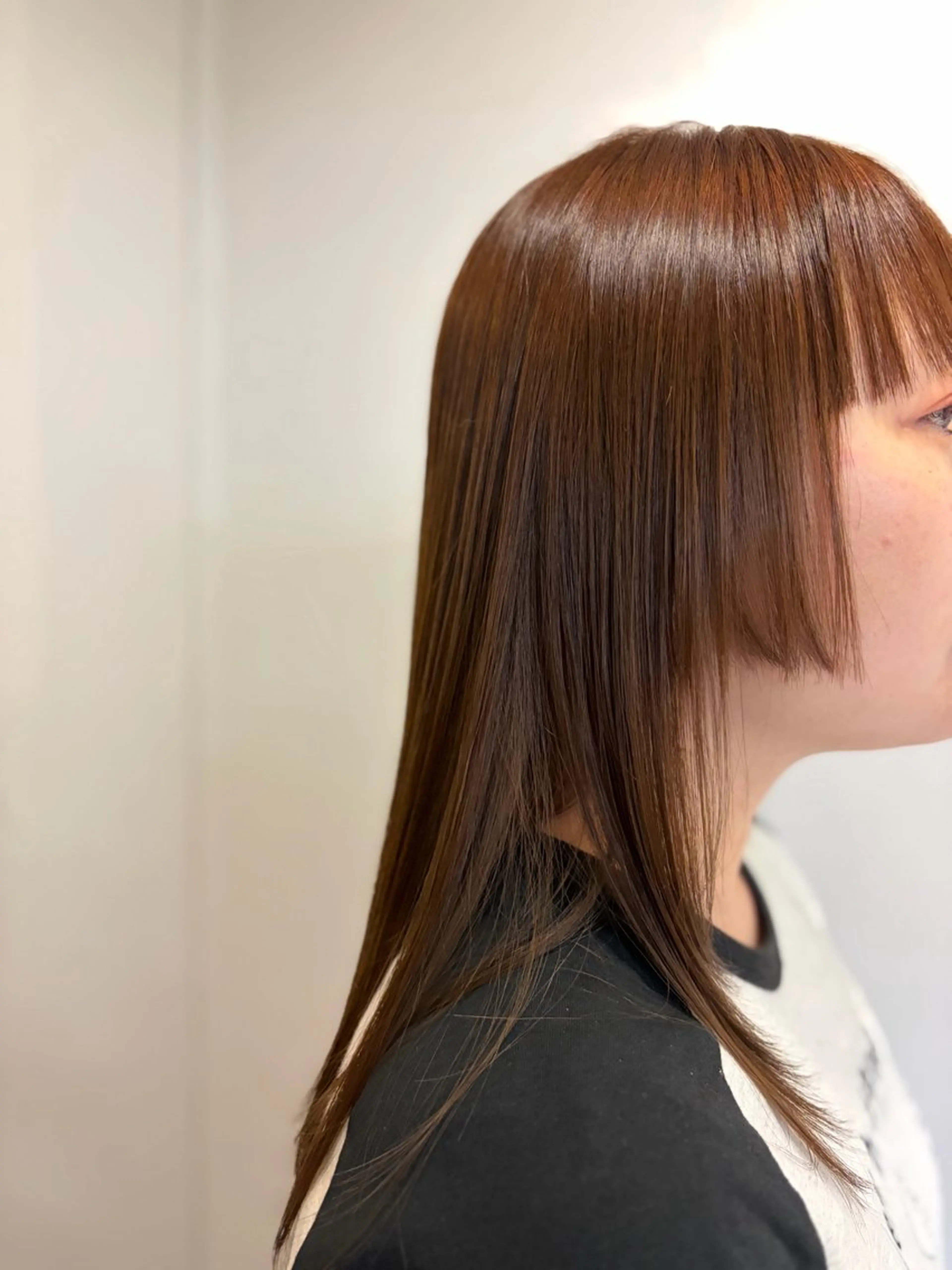 ロング カラー 姫カット カット ヘアカラー UNBIRTHDAY いずみのヘアスタイル