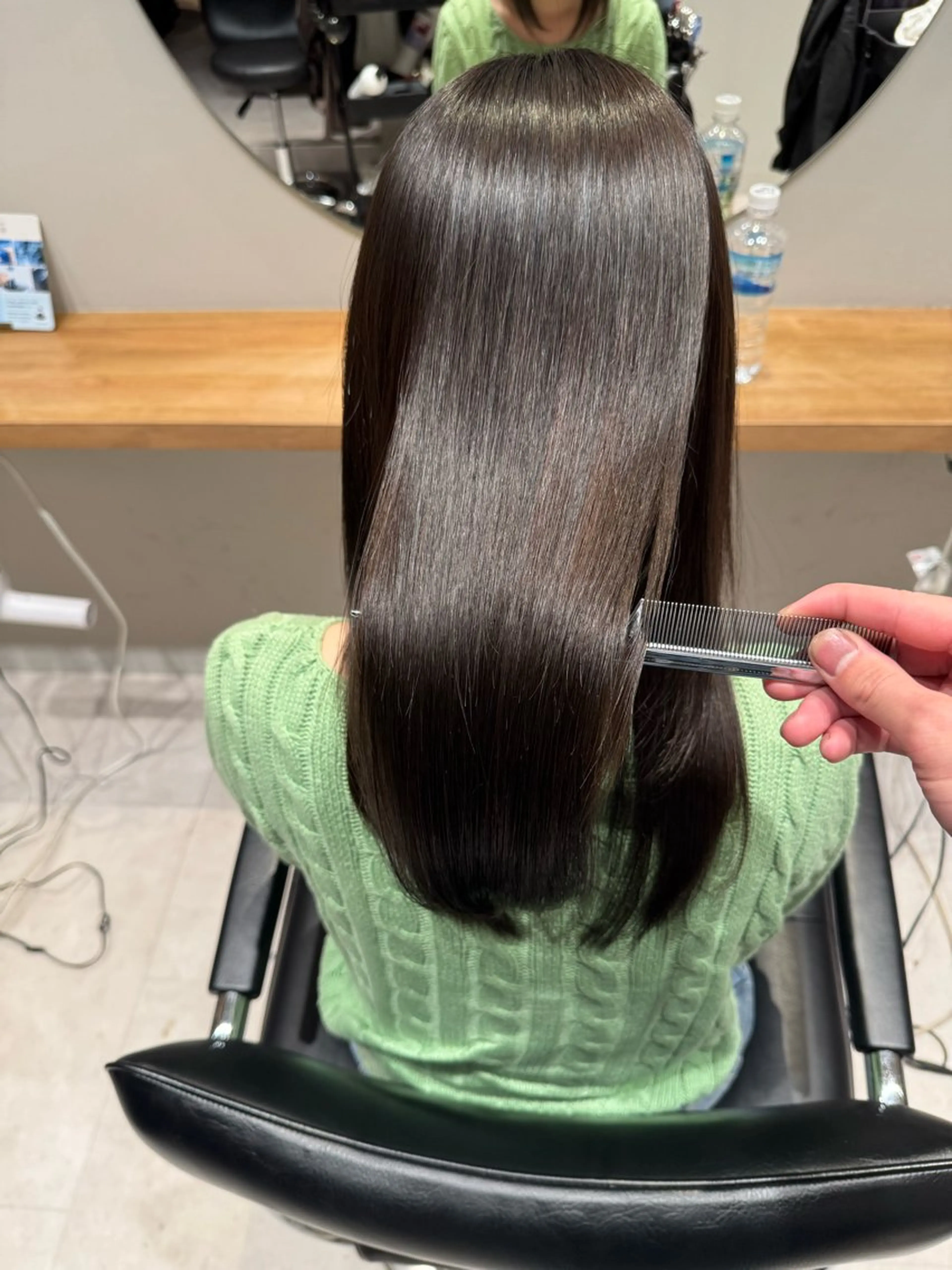 セミロング 縮毛矯正 トリートメント ハイトーン/ブリーチ /ボブ特化/SOMAのヘアスタイル