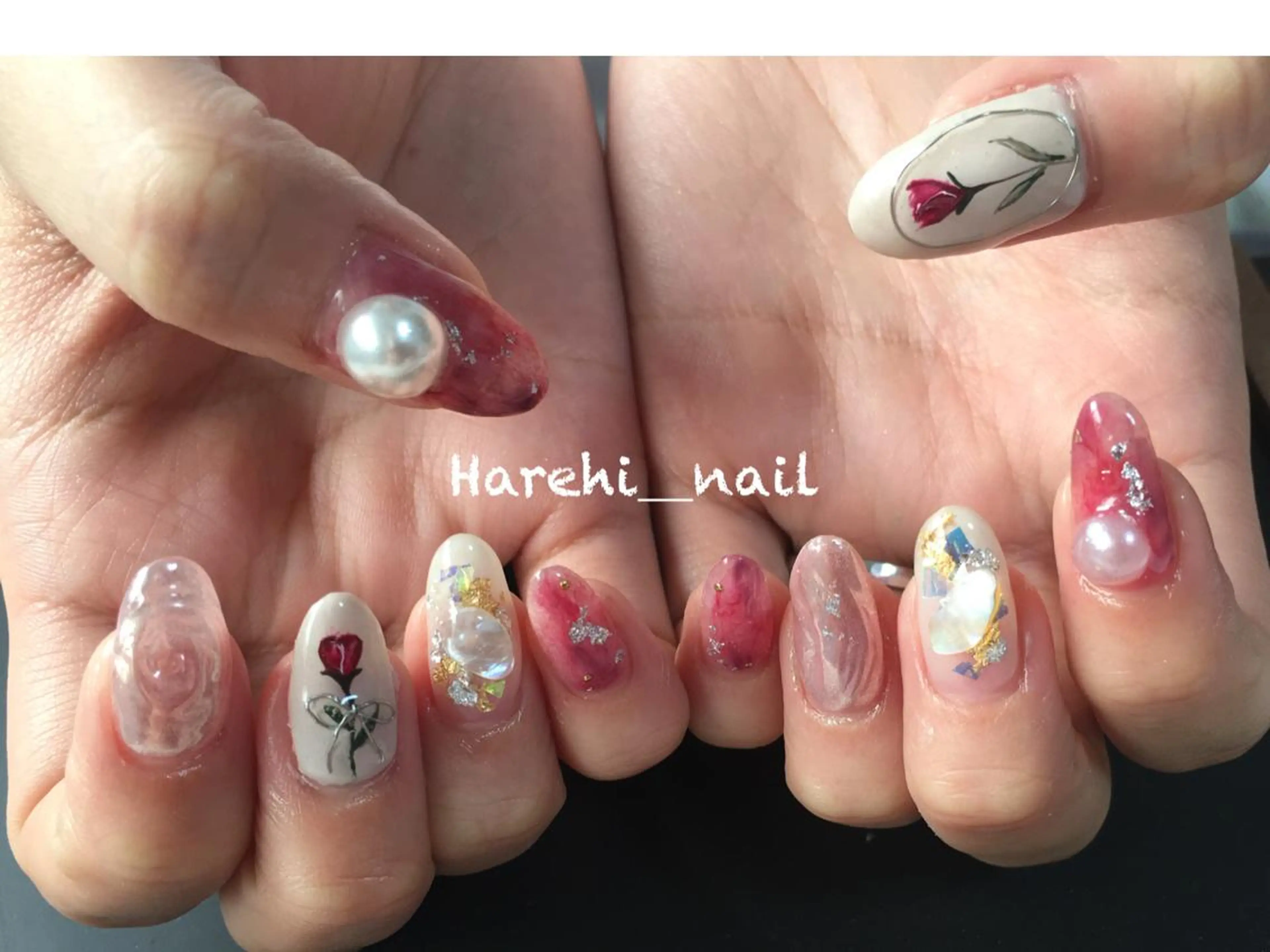 ネイル ハンドネイル Harehi_ nailのネイルデザイン