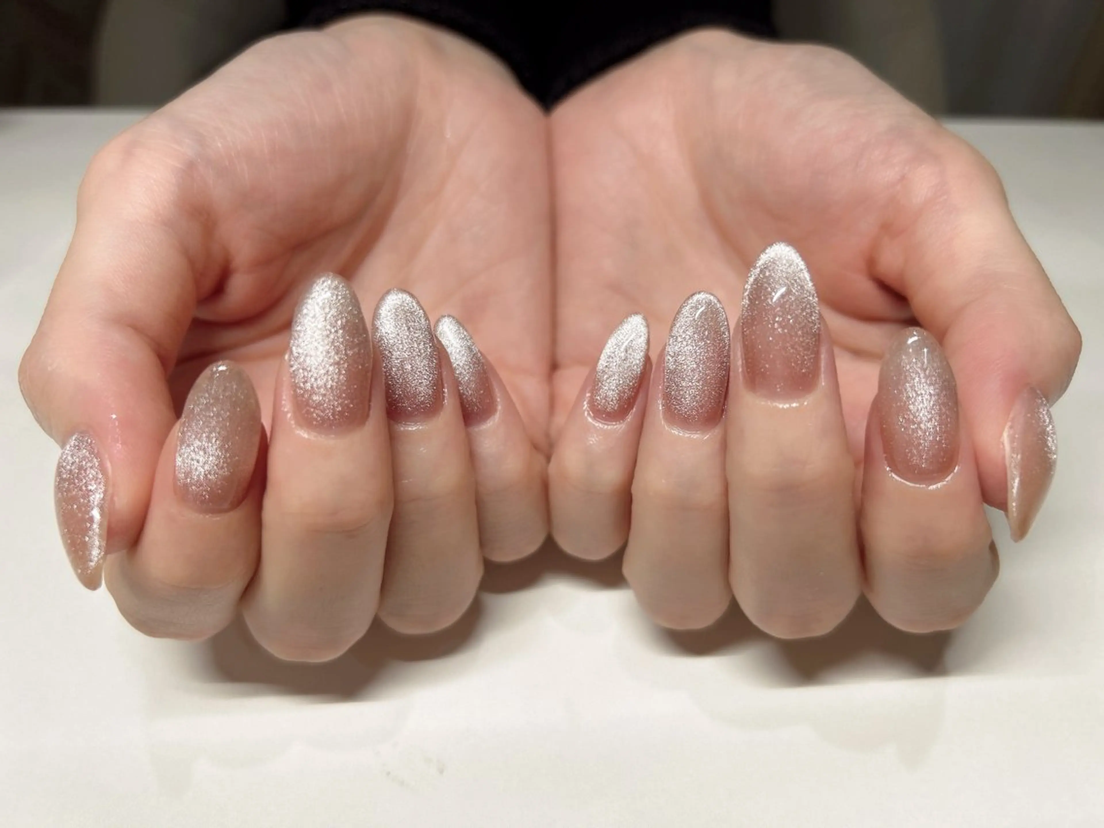 ネイル アートネイル フレンチネイル ジェルネイル グラデーション マグネットネイル ハンドネイル 加藤 洋美のネイルデザイン