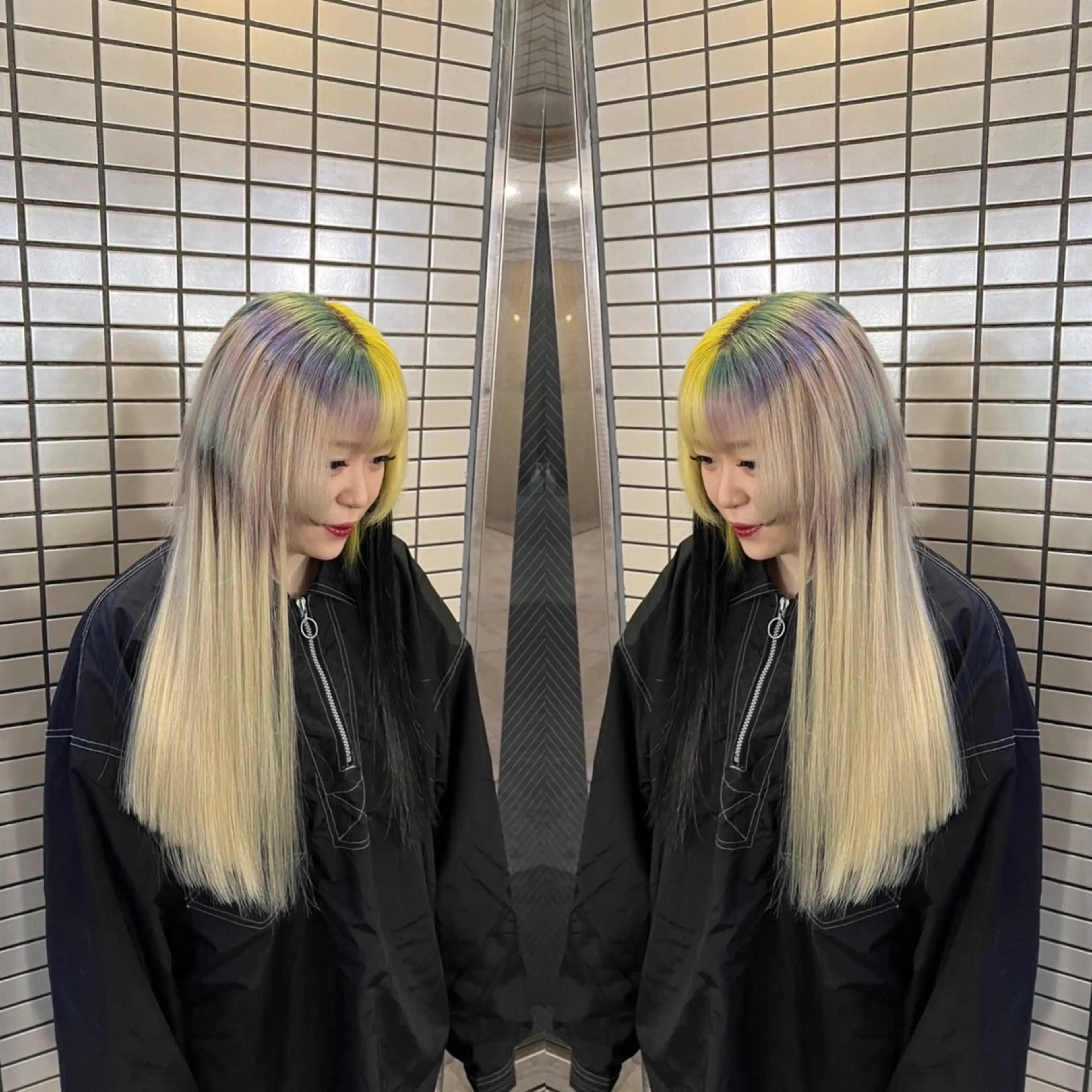 ロング ハイライト/レイヤー /ハイトーン/AOIのヘアスタイル