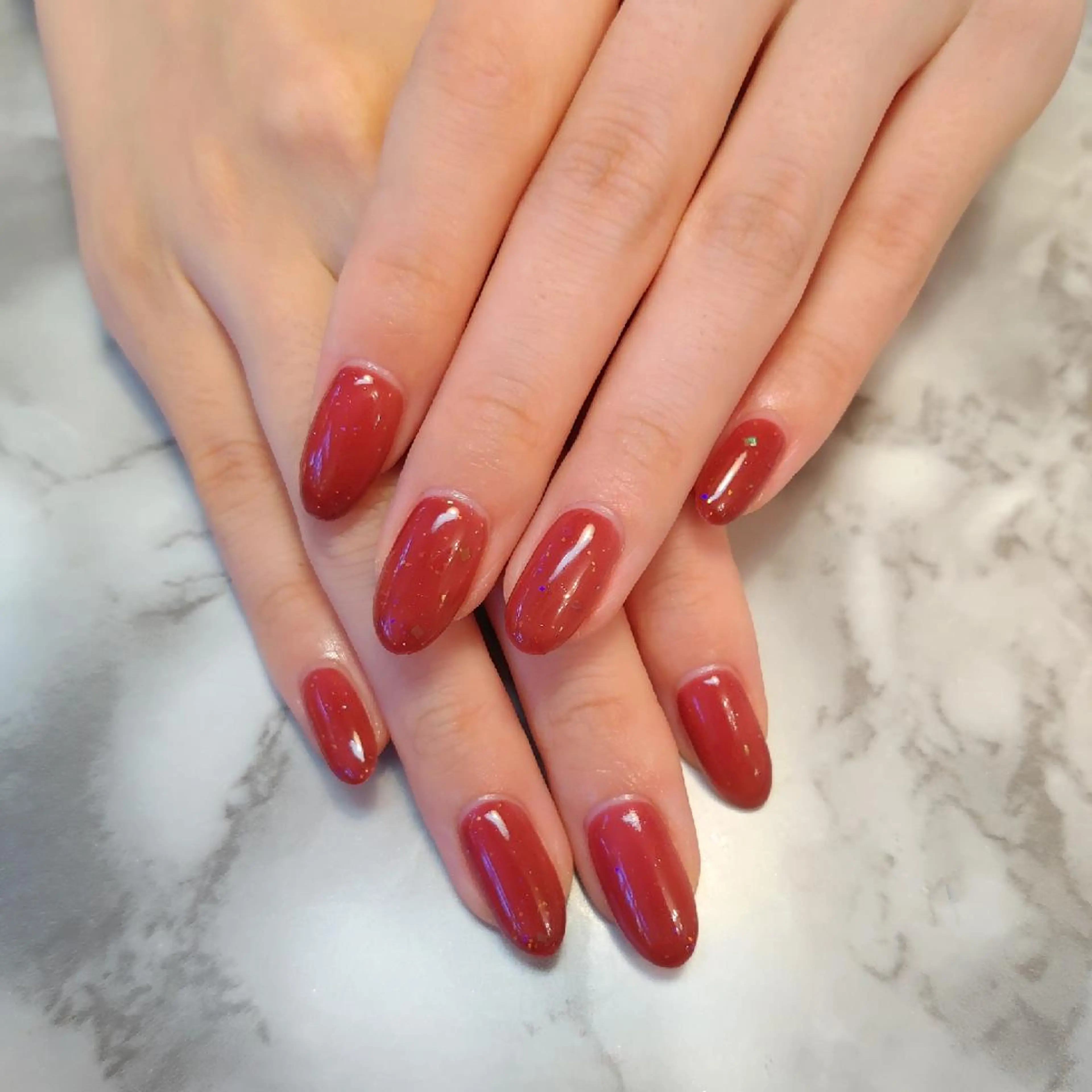 ネイル ワンカラーネイル ジェヌインネイル 河内のネイルデザイン