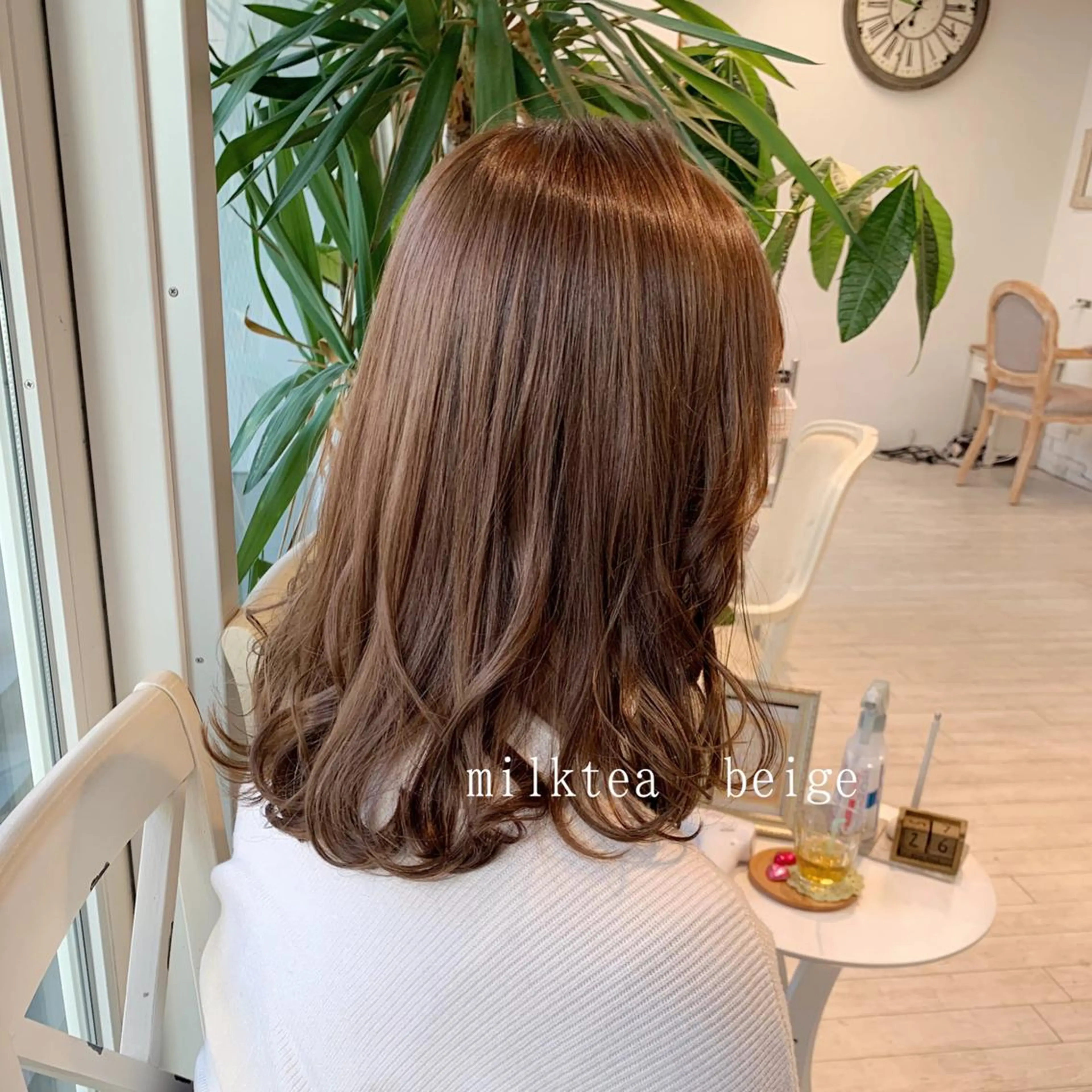 セミロング カラー 似合わせヘア🫶🏻 つきいてるみのヘアスタイル