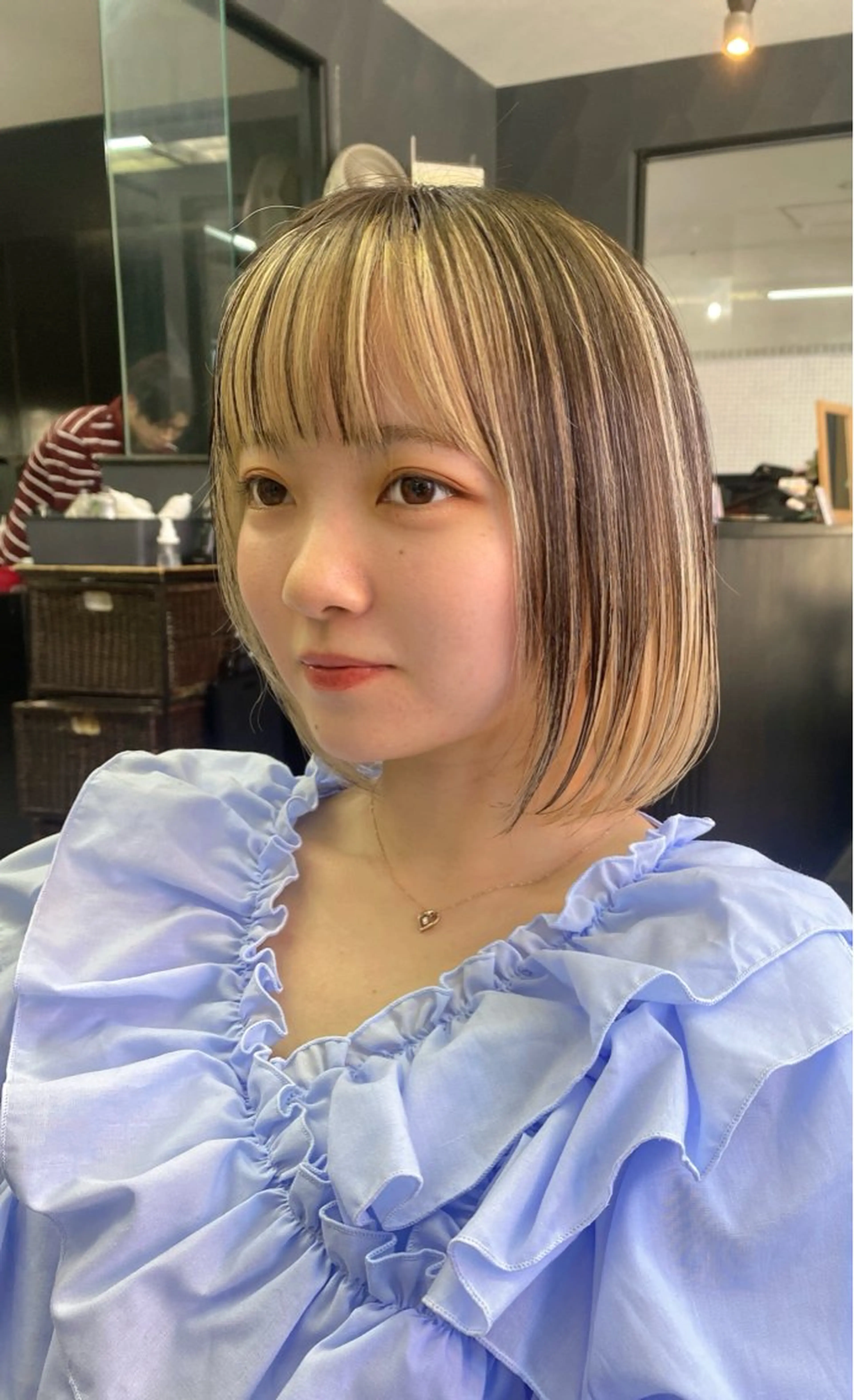 ワンブリーチ+アンブレラカラー+トリートメント+炭酸スパ✨の写真