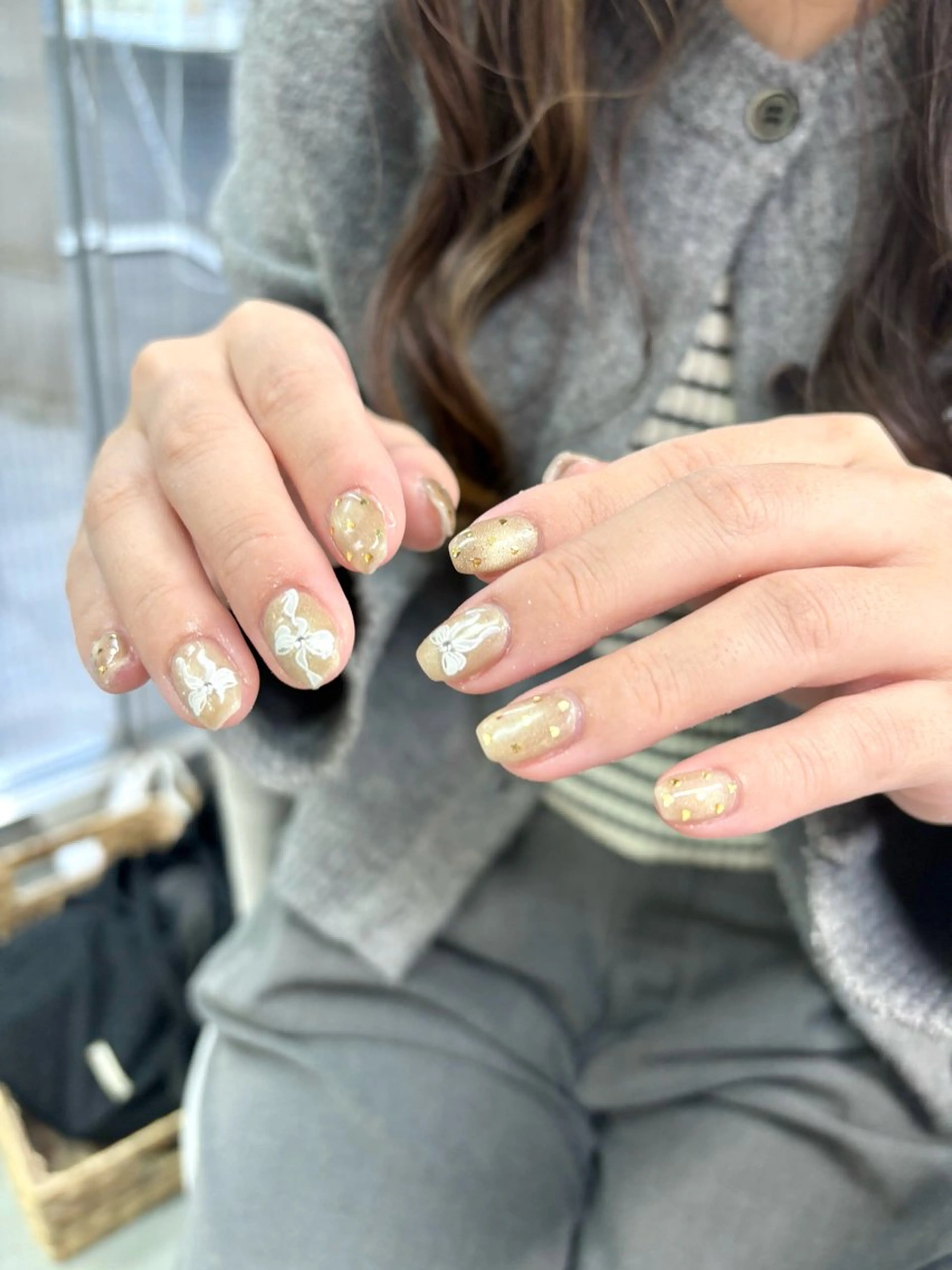 ネイル アートネイル 持ち込み Nailsalon mui.所属・中家 亜紗子のネイルデザイン