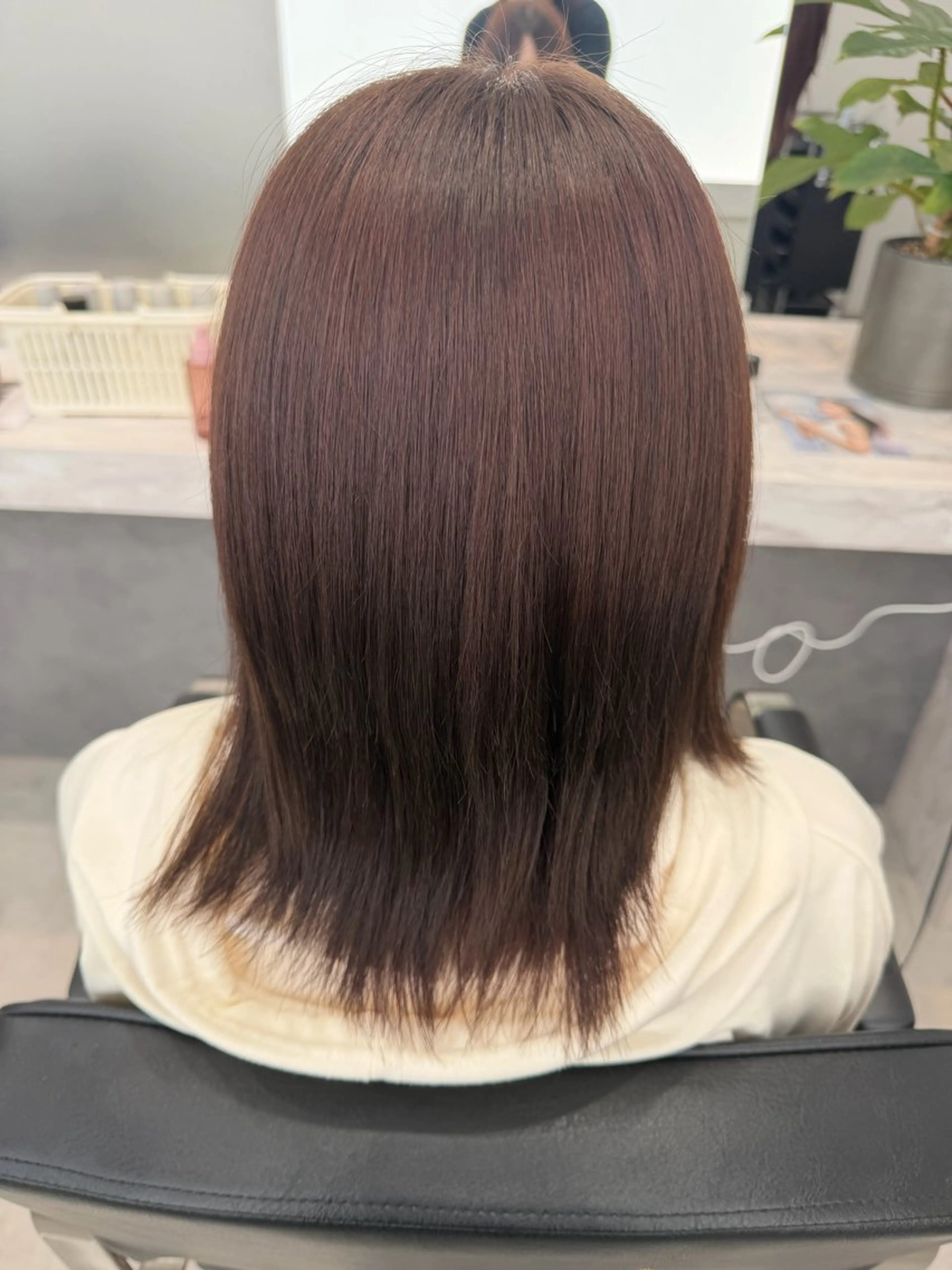 カラー ヘアカラー 中山 朱のヘアスタイル