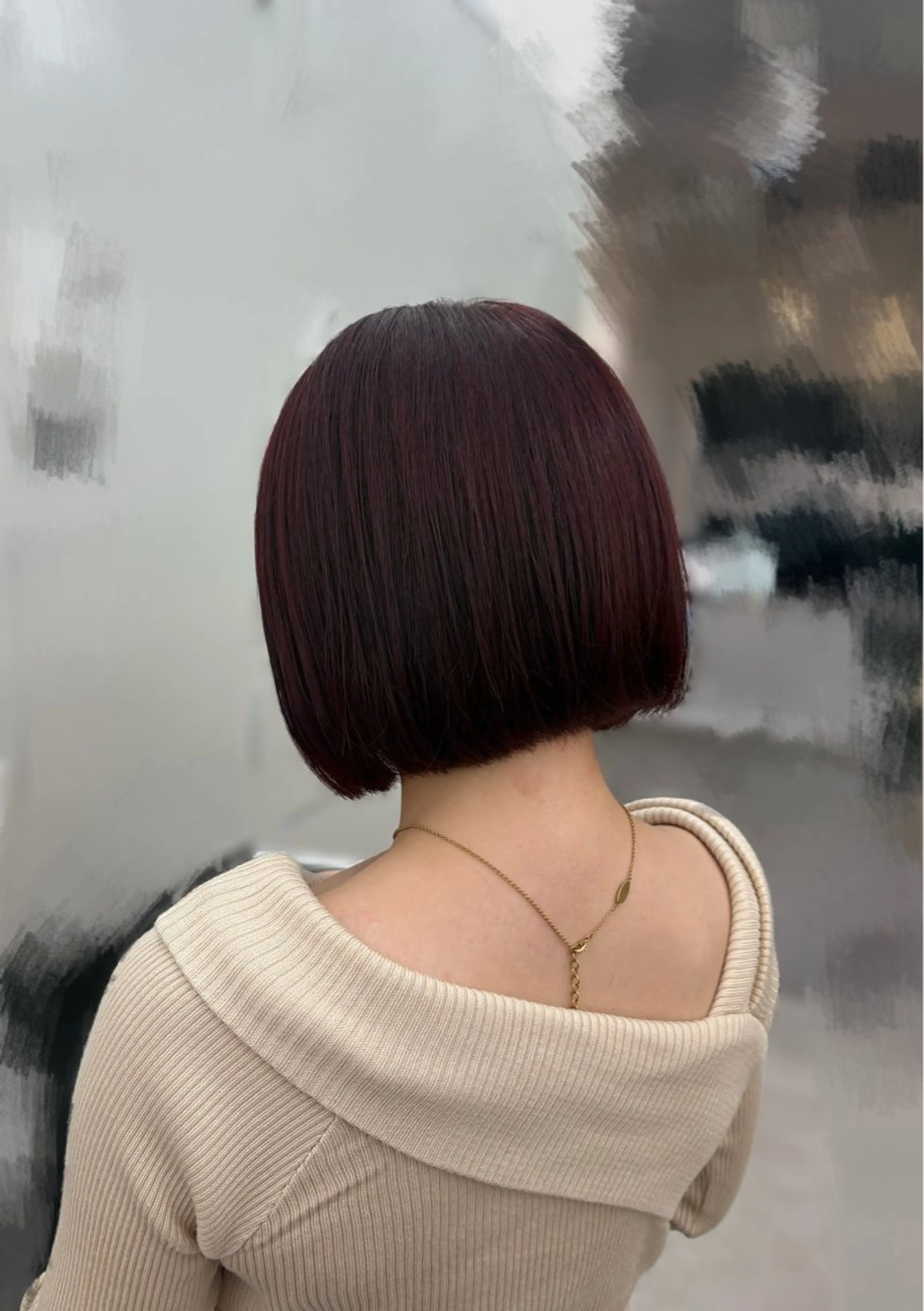 ショート カラー ボルドーカラー 暖色ブラウン系カラー /サツキ🎀🌙のヘアスタイル