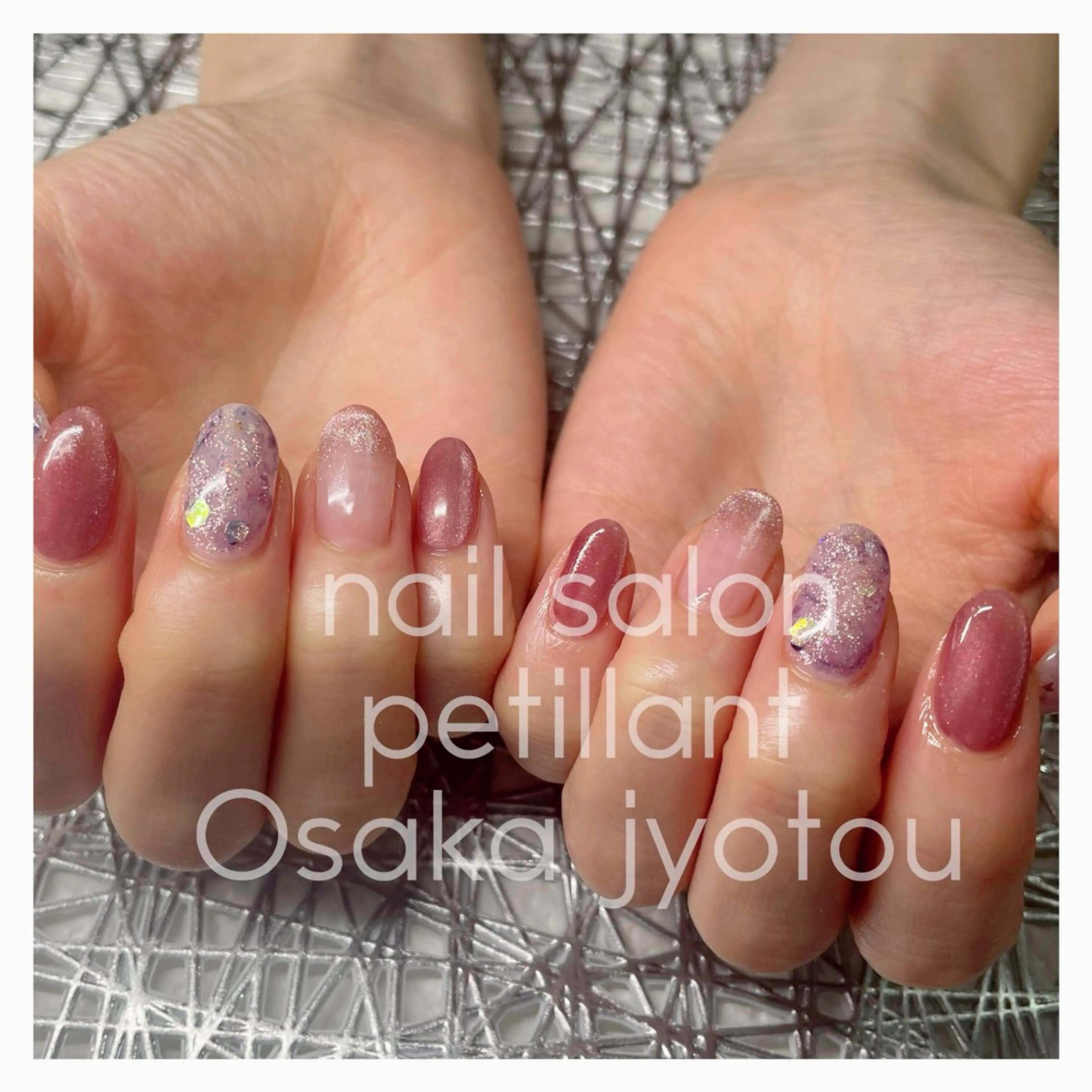 ネイル ピンク nail salon petillantのネイルデザイン