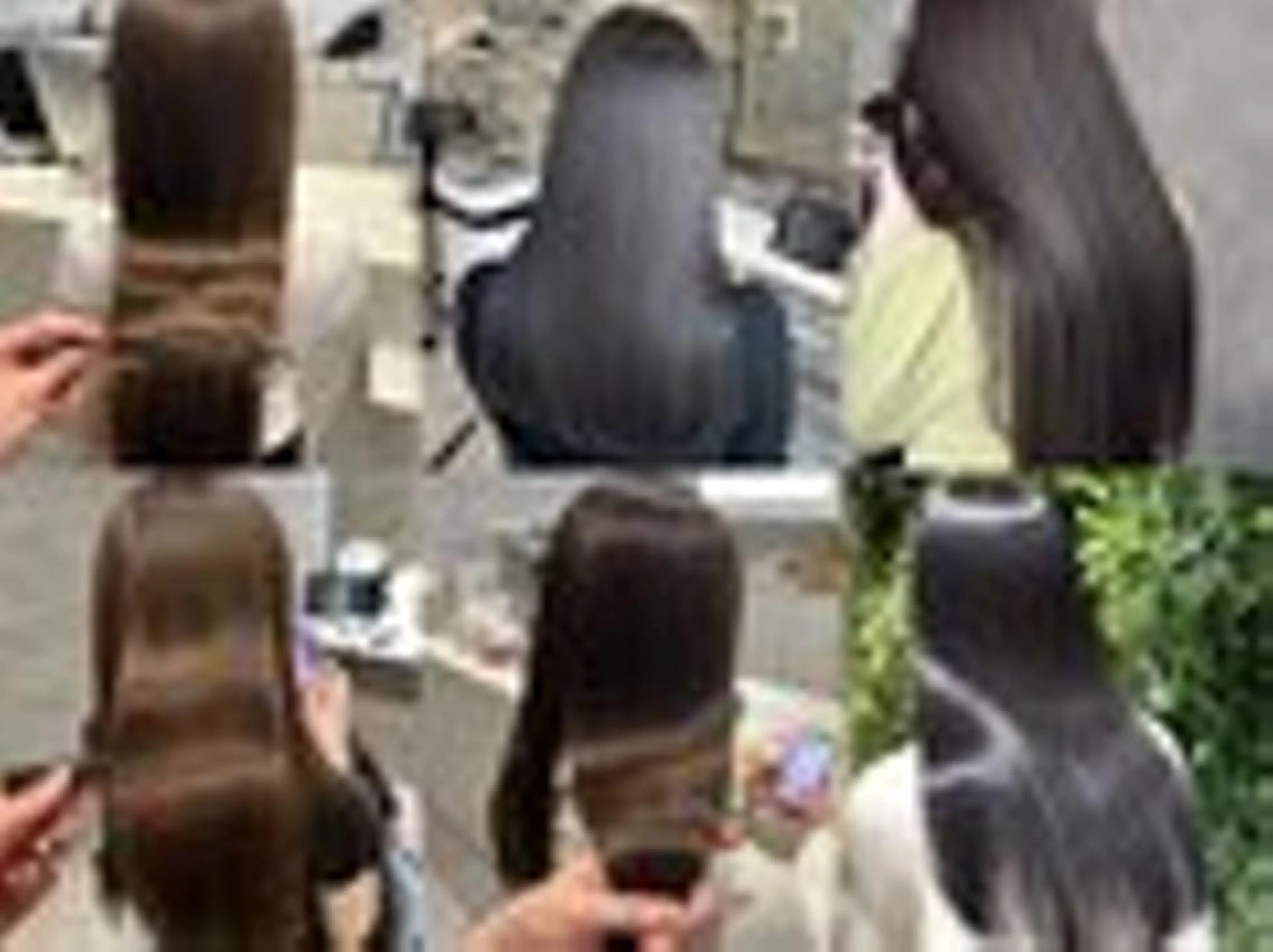 ロング カット 縮毛矯正 _WHITE 高槻のヘアスタイル
