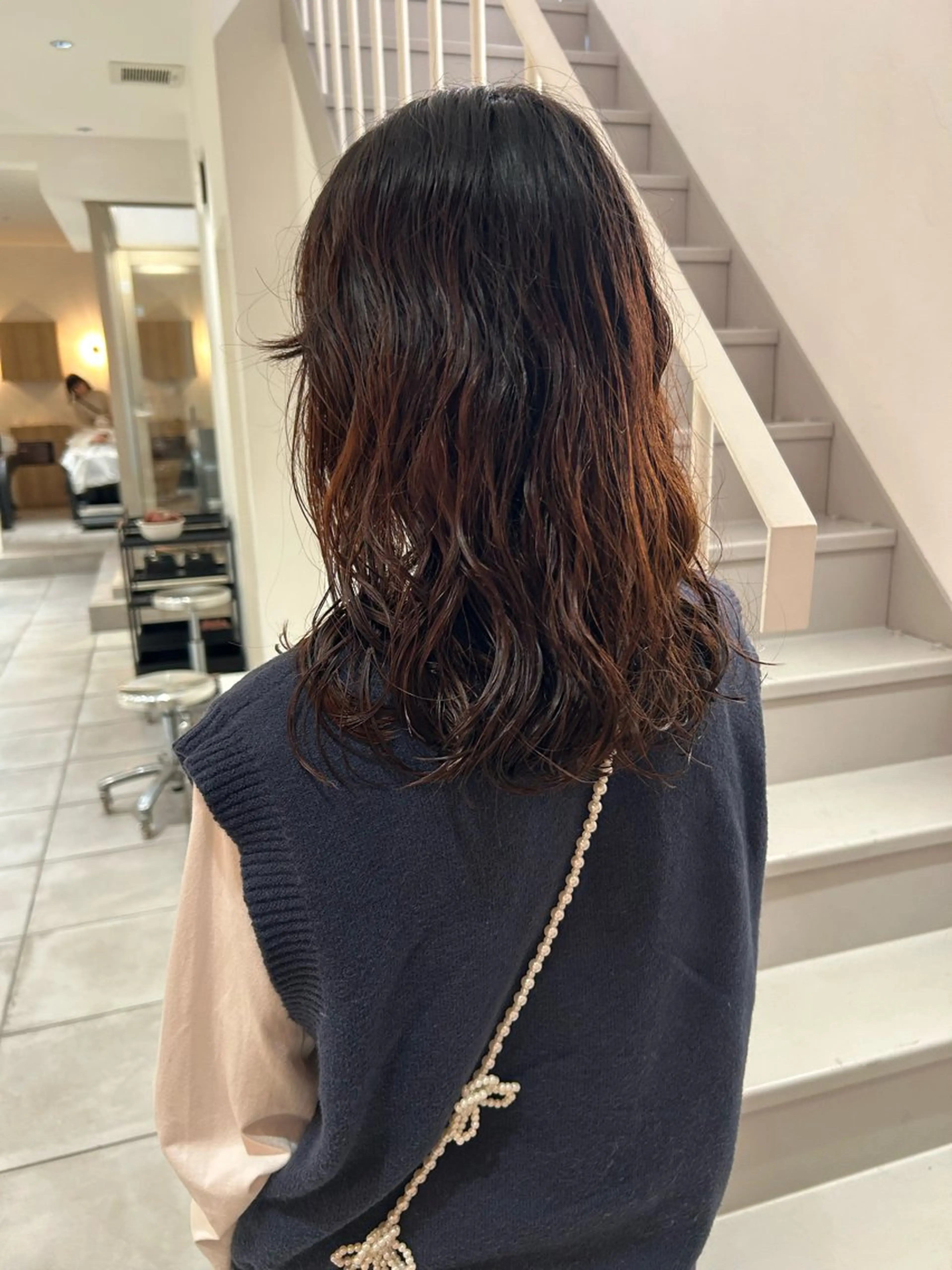 ロング パーマ hanabi /melt西梅田のヘアスタイル