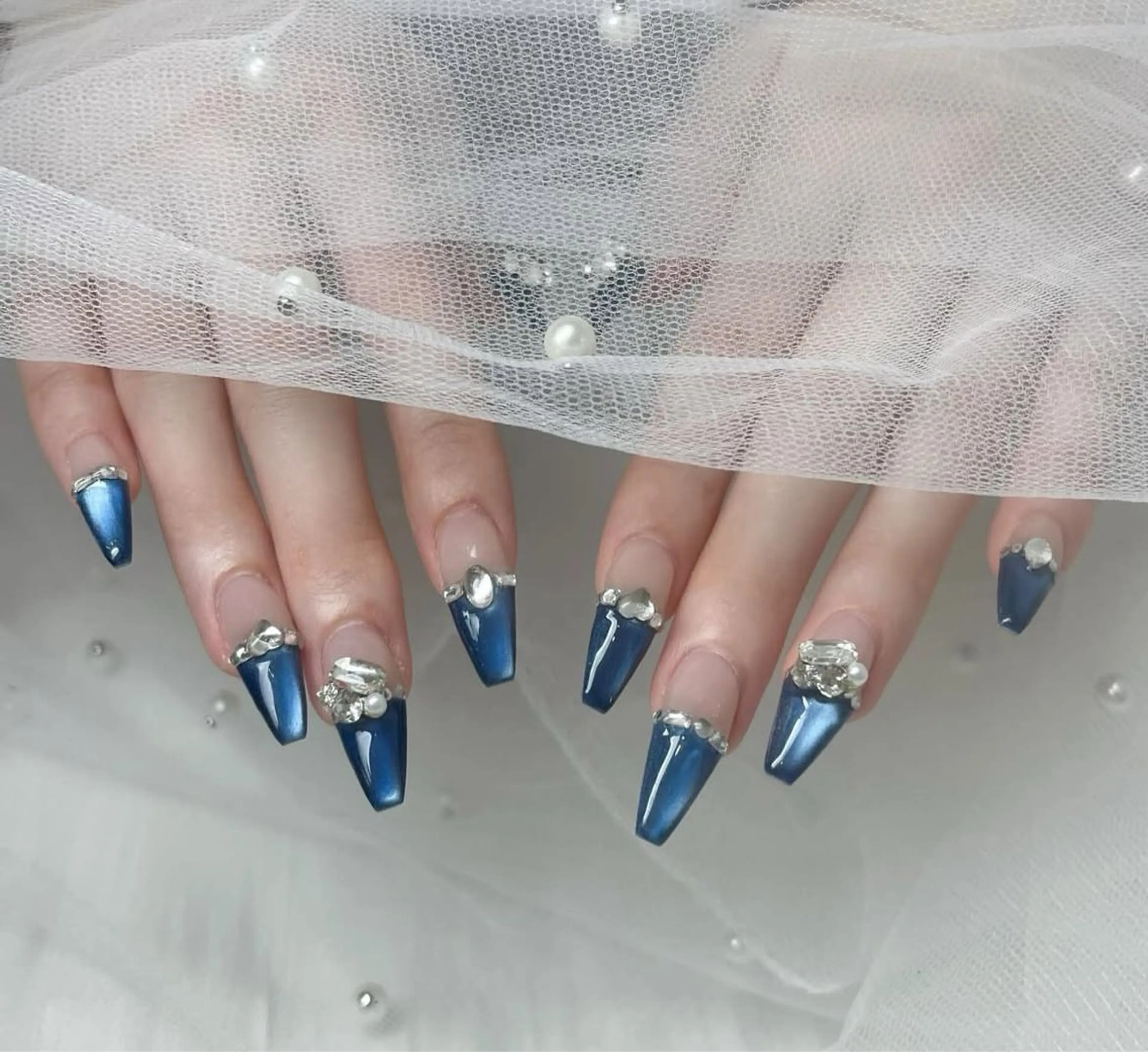 ネイル アートネイル フレンチネイル ジェルネイル 持ち込み ニュアンスネイル ANA.CHUO 本川越店舗のネイルデザイン