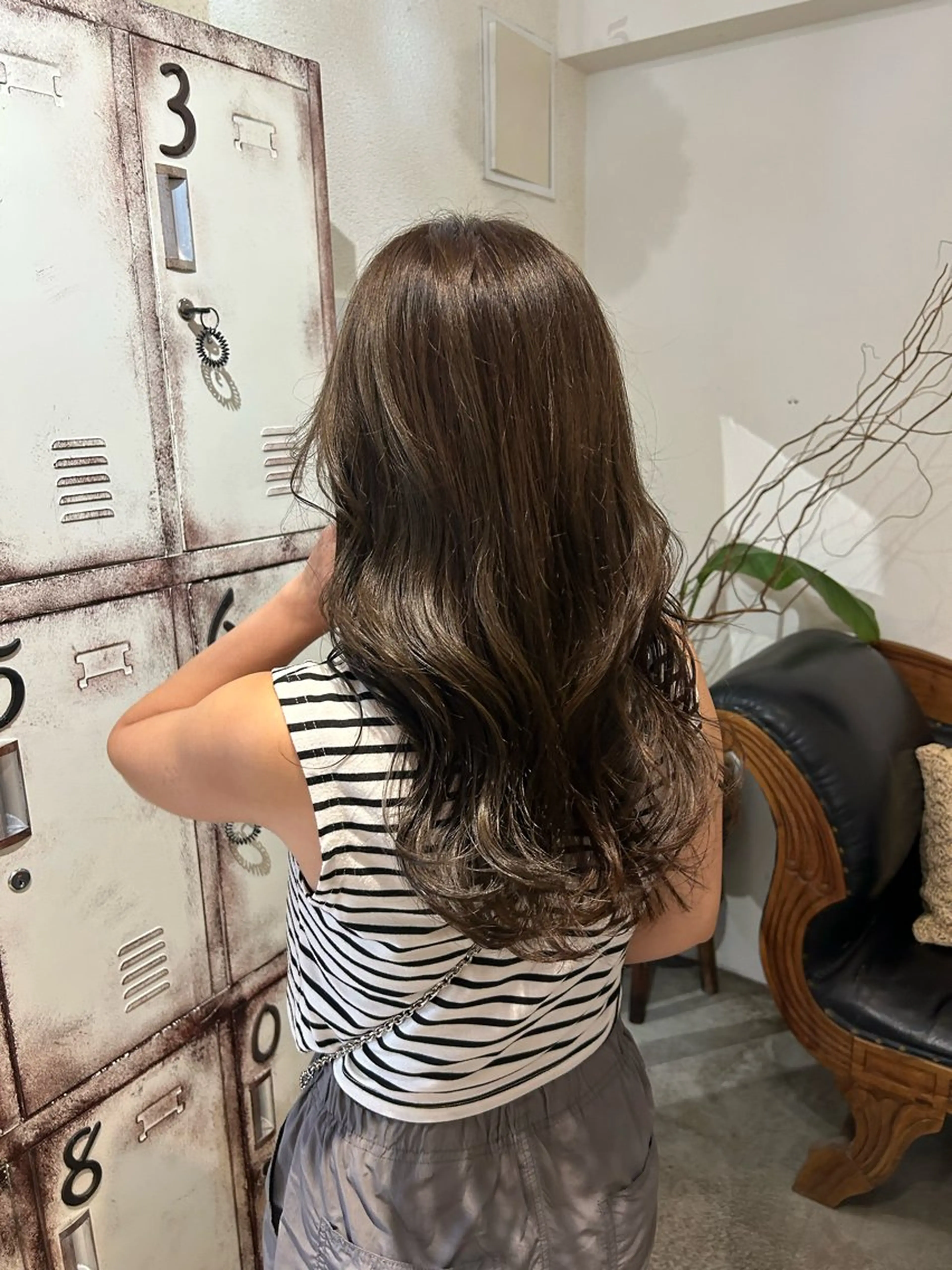 ロング カラー カット ヘアカラー トリートメント ヘッドスパ putri 川邉 優花のヘアスタイル