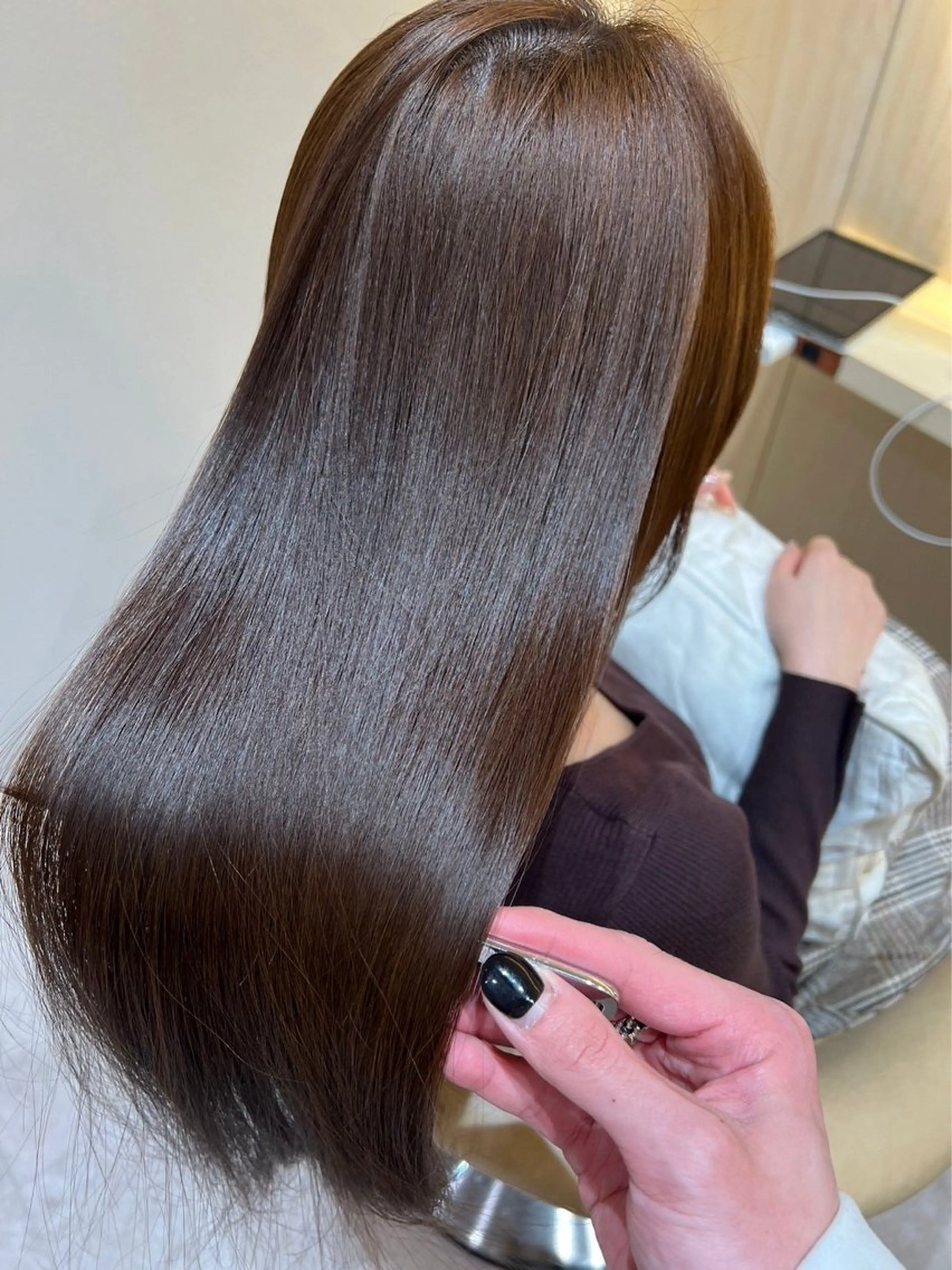 ロング 縮毛矯正 🩵縮毛矯正・ボブ 岩原朋也🩵のヘアスタイル