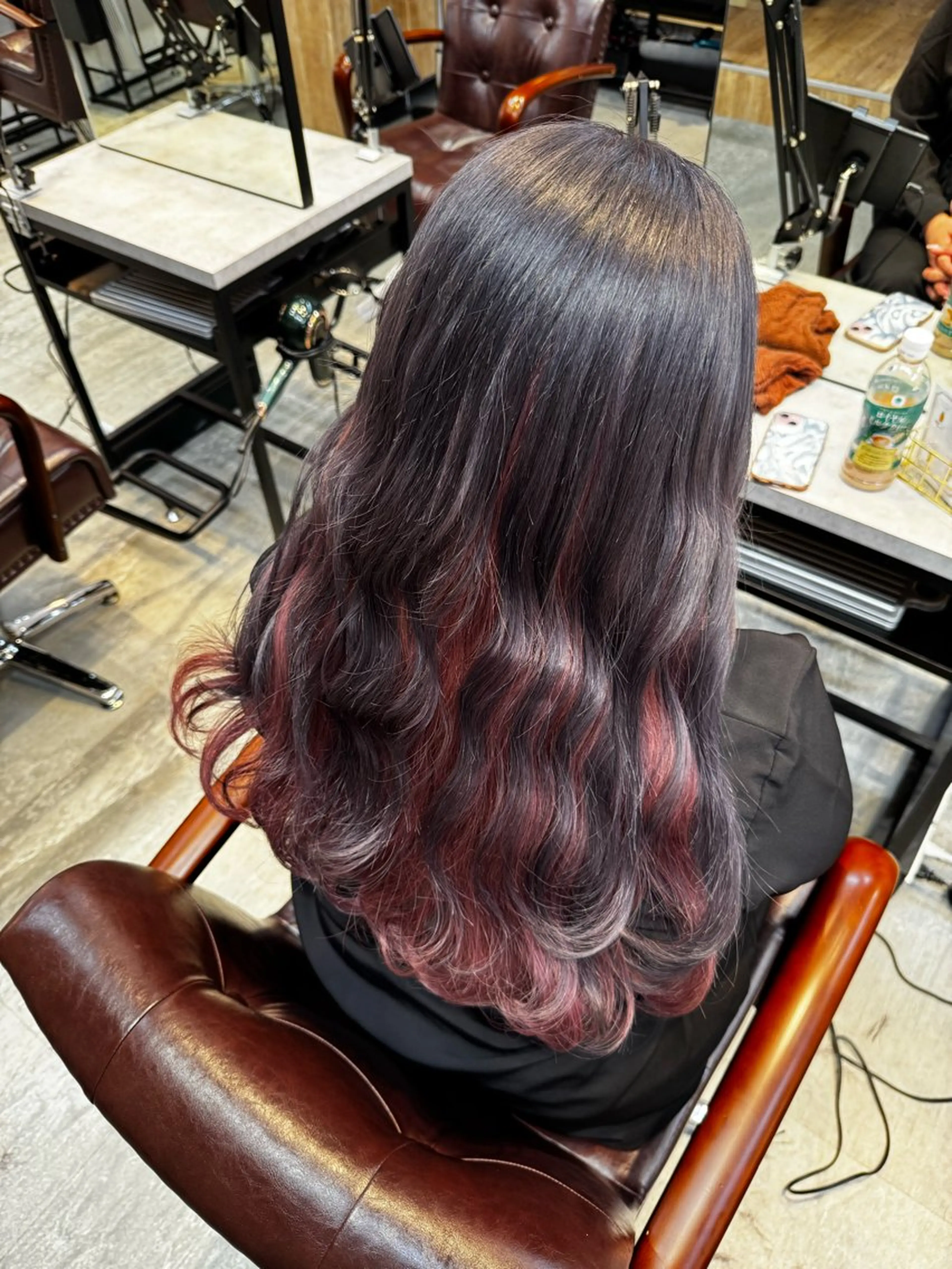 ロング カラー カット ヘアカラー トリートメント 韓国レイヤー×ツヤ髪 /TAICHI🩶のヘアスタイル