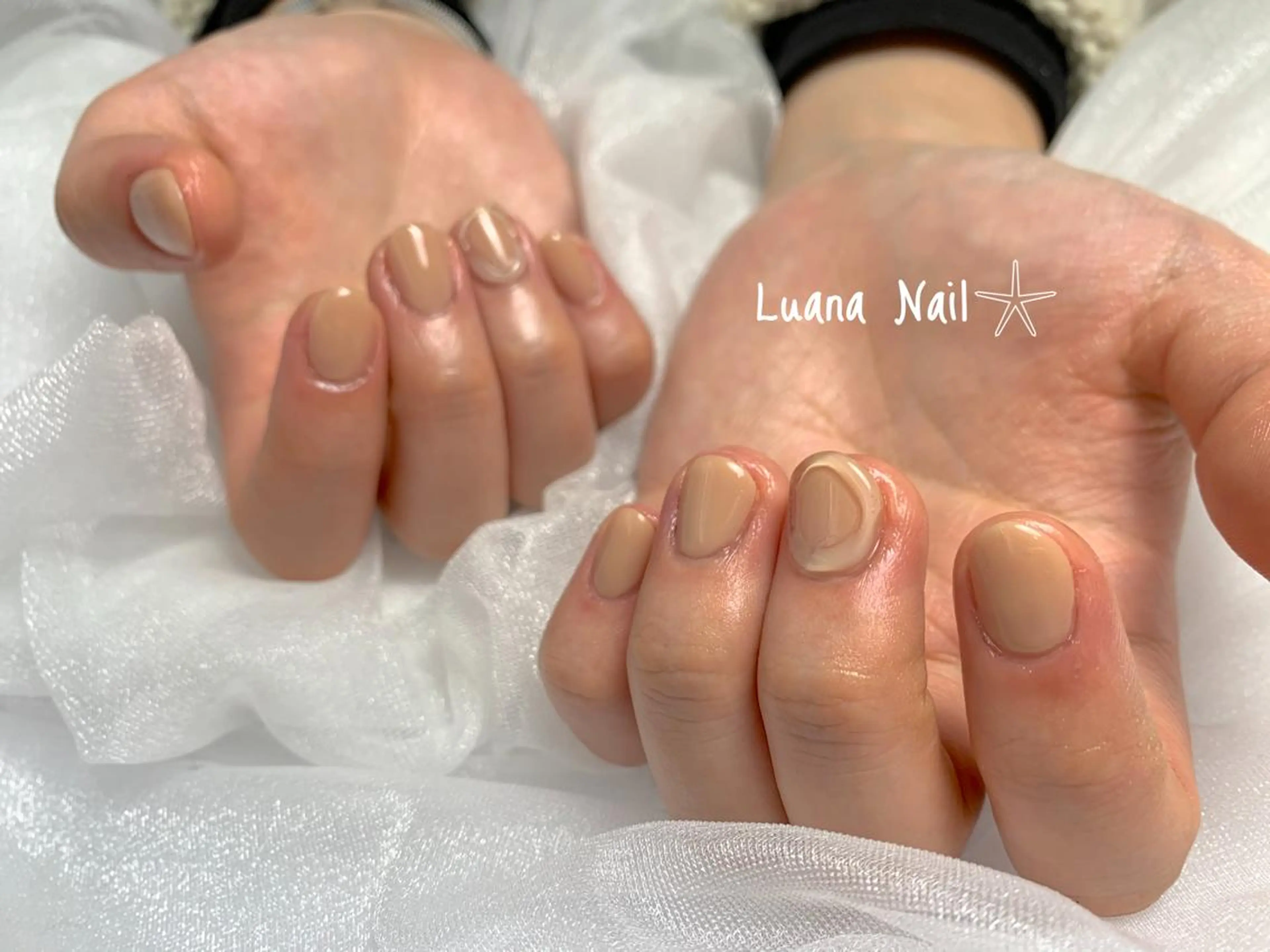 ネイル クリアネイル ハンドネイル BeauJu by Luana Nailのネイルデザイン