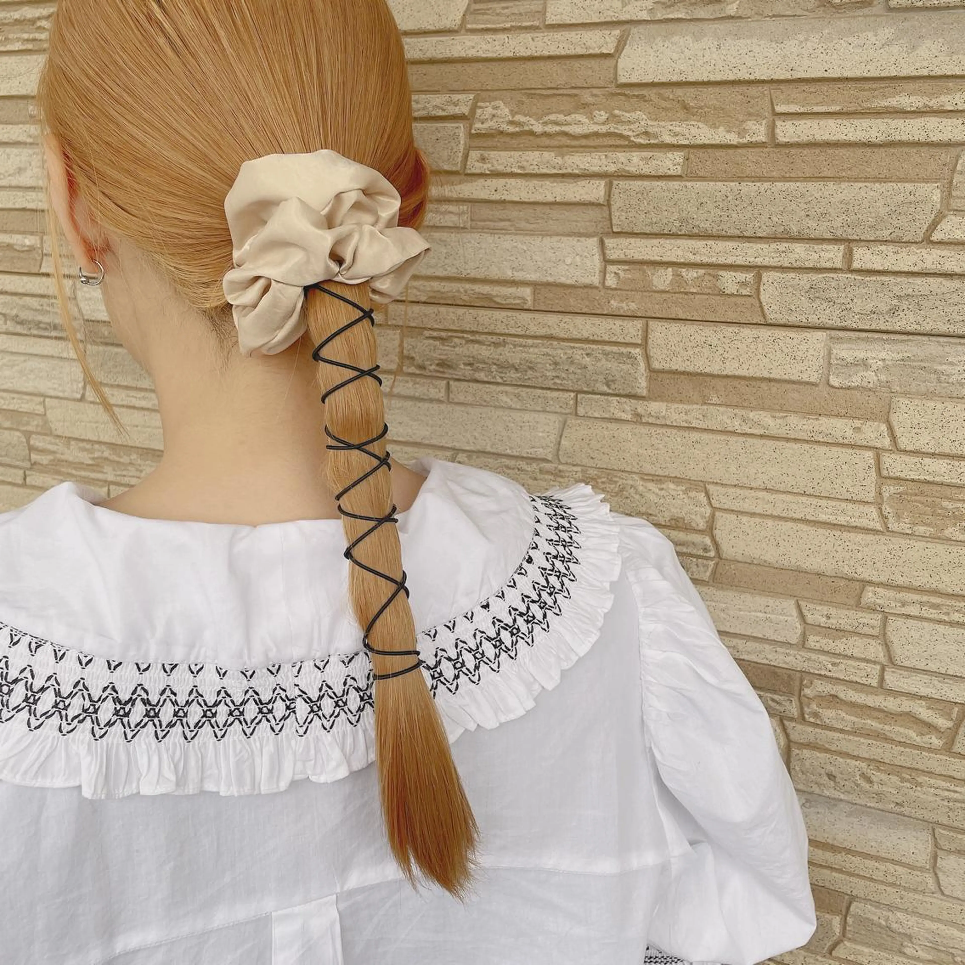 ロング カラー ヘアアレンジ 韓国×網紅ヘア 🤍りん🤍のヘアスタイル