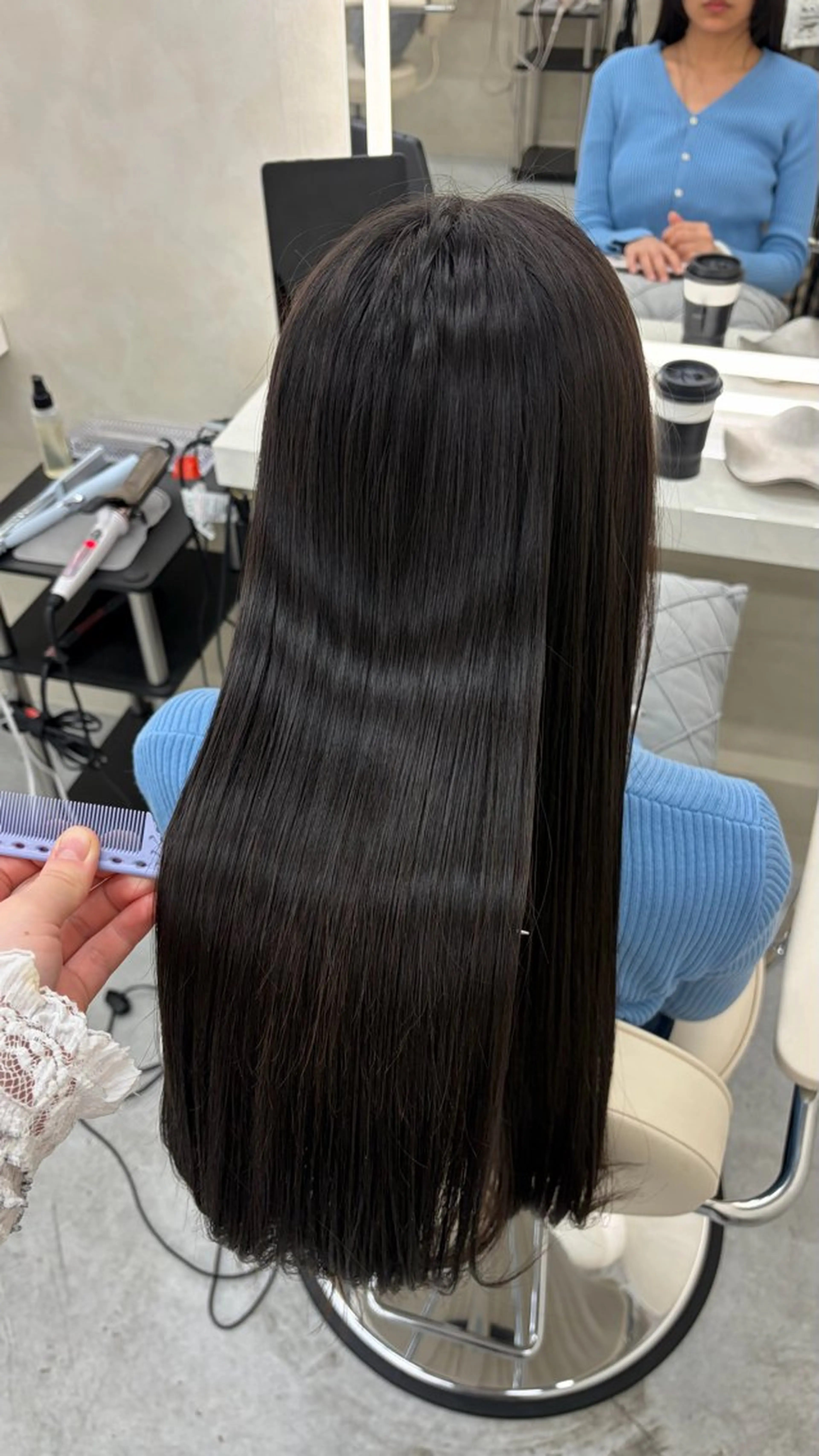 ロング 北川 葵のヘアスタイル