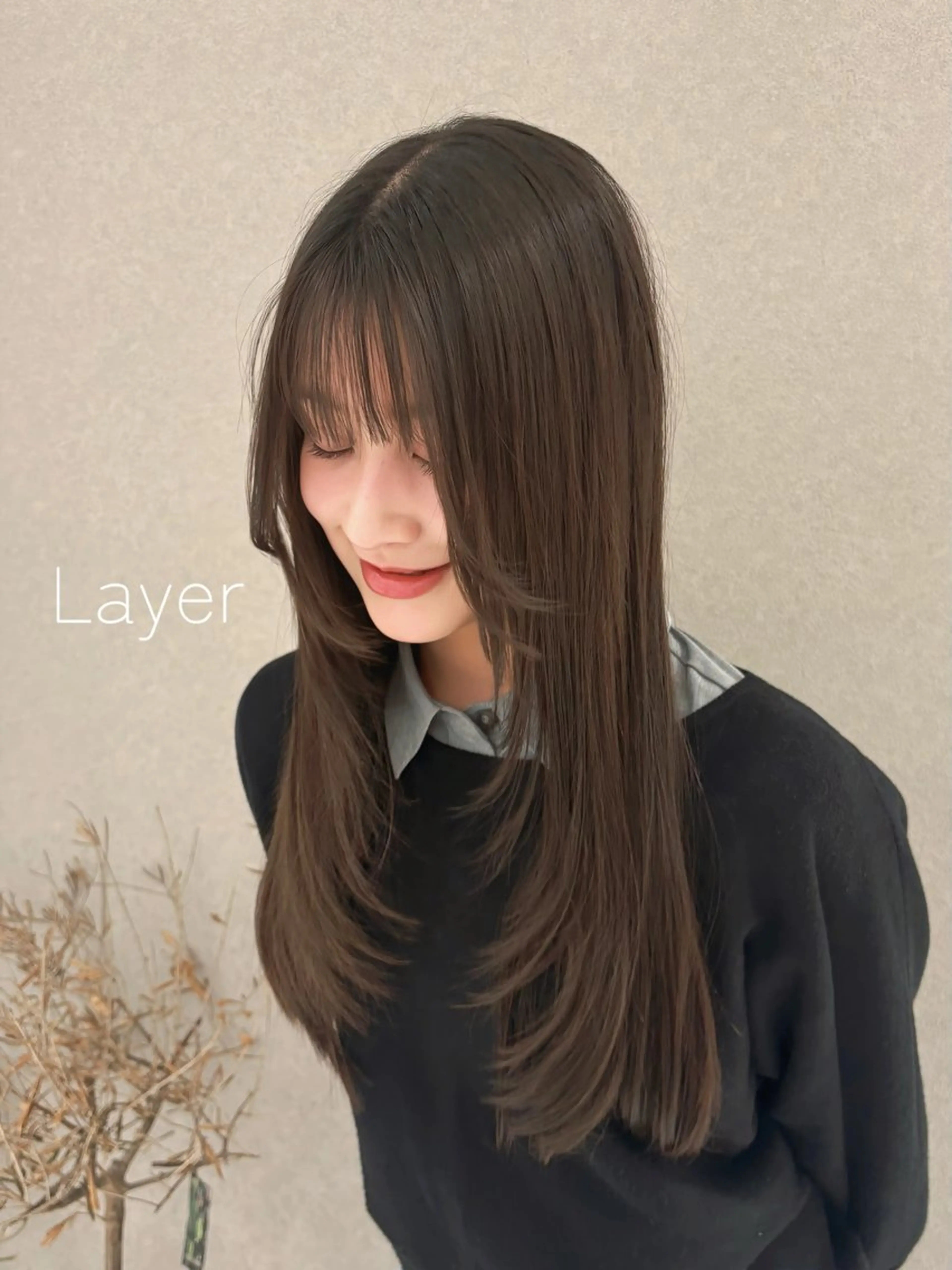 ロング カット レイヤーカット/ ヘアカラー/RENAのヘアスタイル